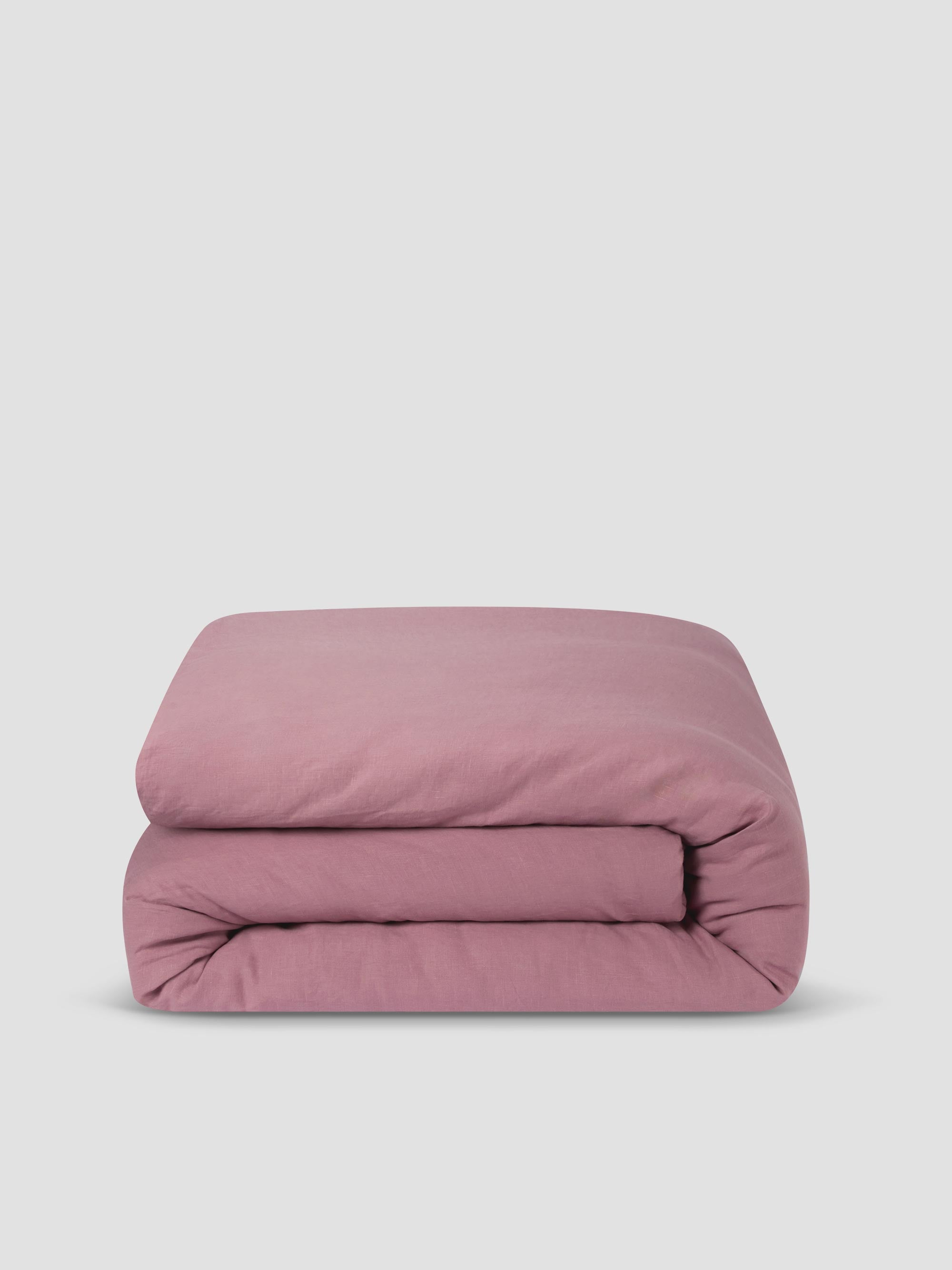 Linen Blend Duvet Cover Collection Style 4 - Image 3