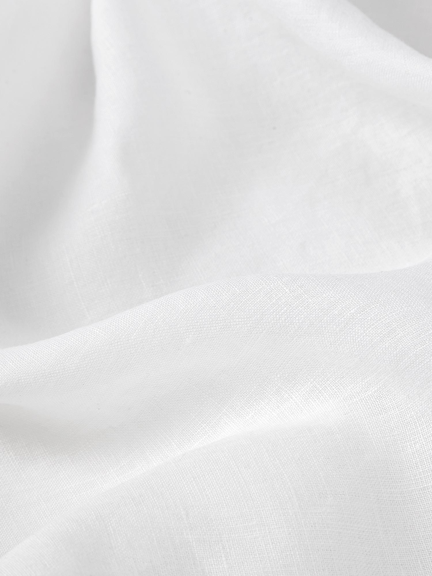 White Linen Blend Duvet Cover - Image 4