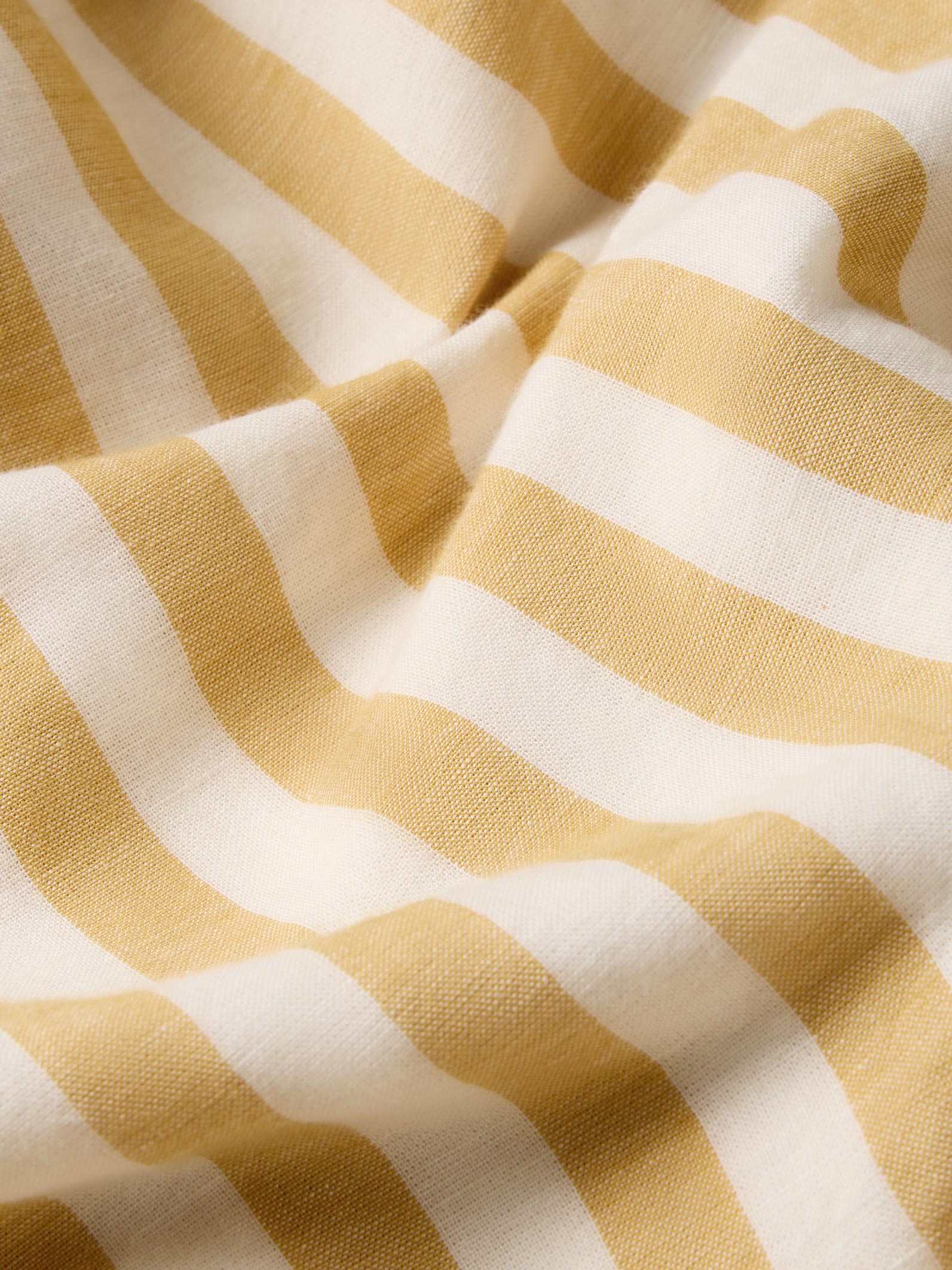Striped Linen Blend Flat Sheet Style 2 - Image 3