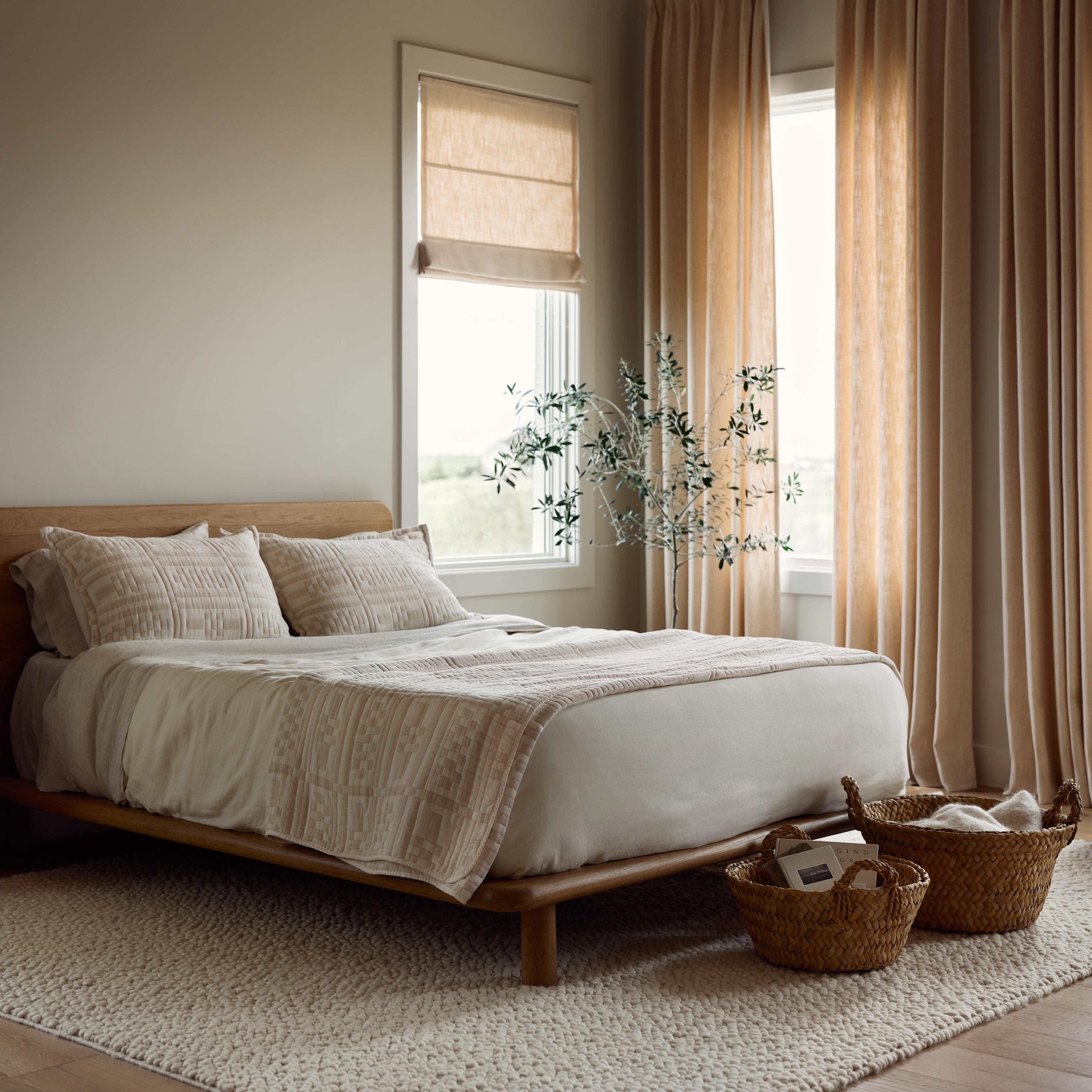Cotton Sham Set in Blue - Image 7