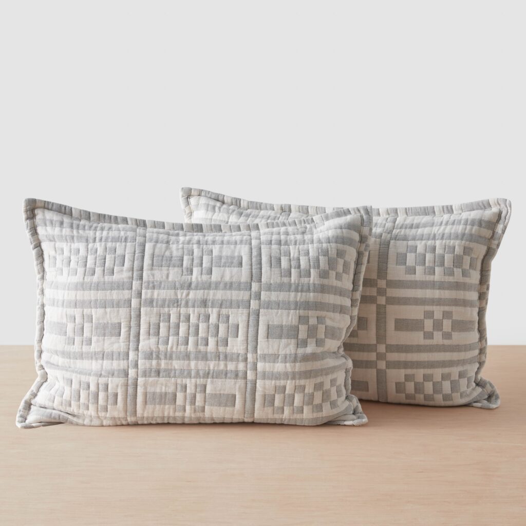 Cotton Sham Set in Blue