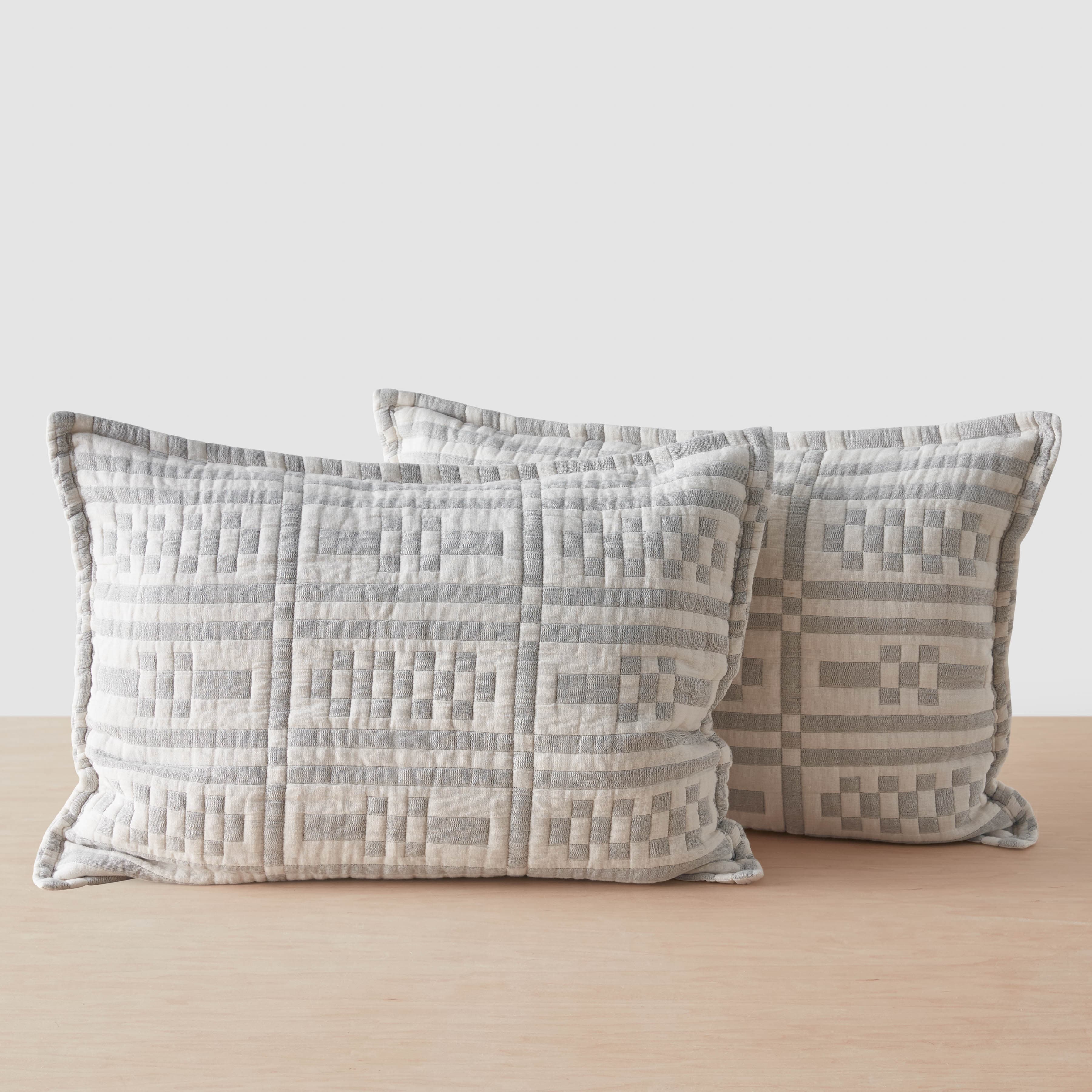 Cotton Sham Set in Blue