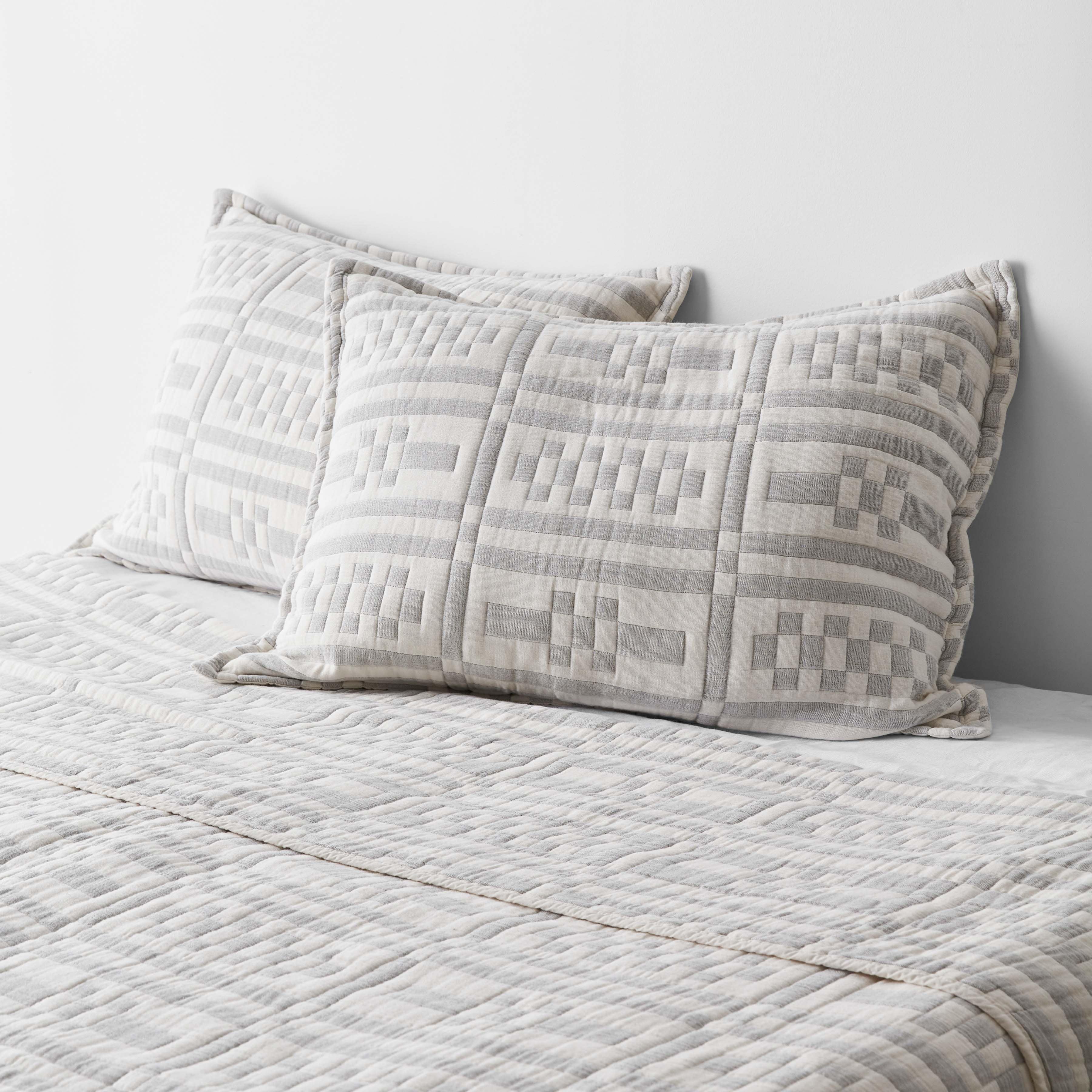 Cotton Sham Set in Blue - Image 2