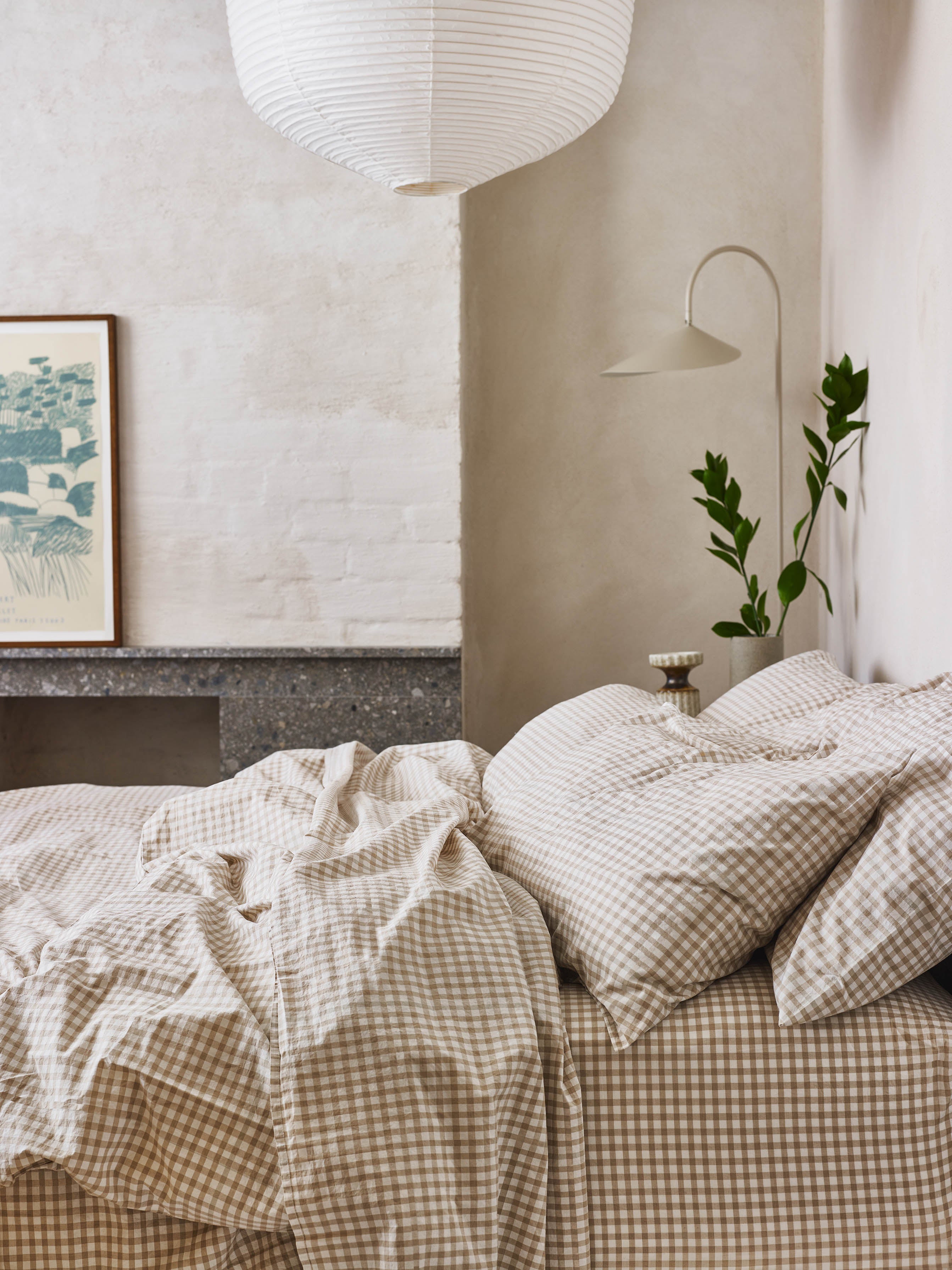 Gingham Cotton Duvet Cover Collection Style 2 - Image 2