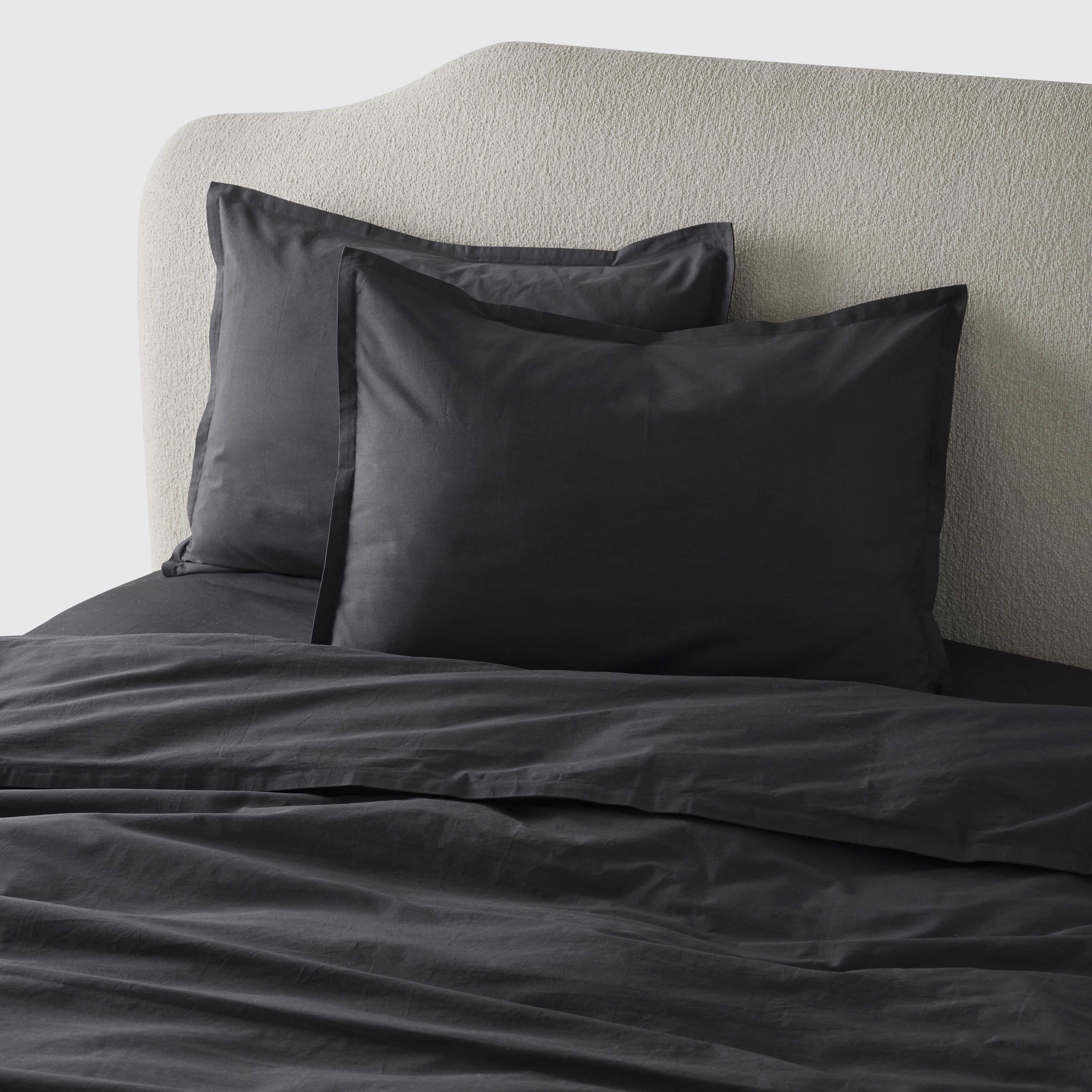 Organic Cotton Percale Duvet Cover in Terracotta - Image 58