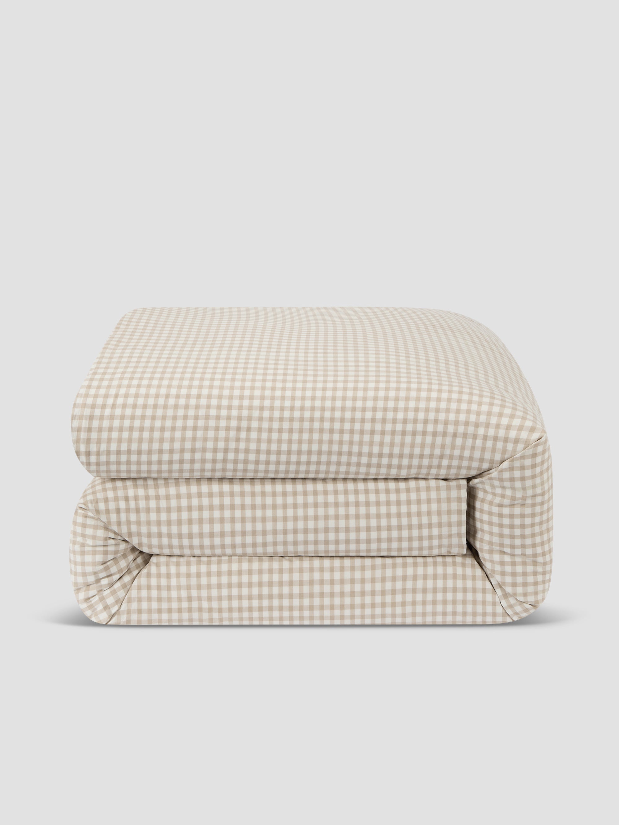 Gingham Cotton Duvet Cover Collection Style 2 - Image 3