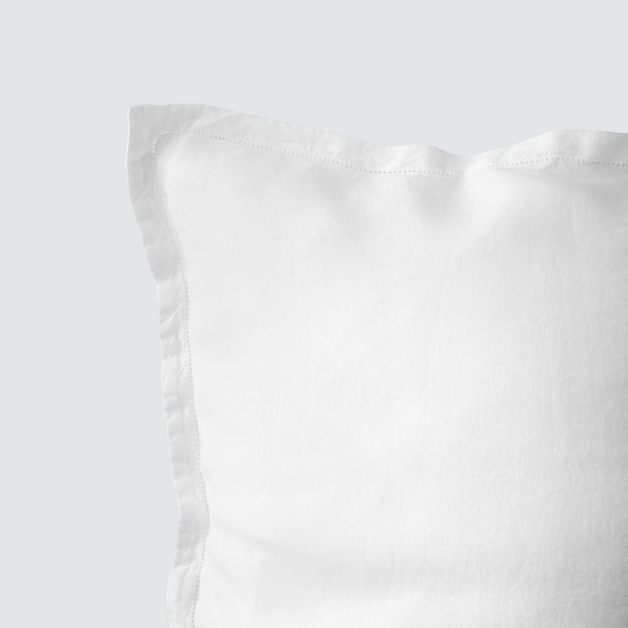 Stonewashed Linen Euro Sham Set in Green - Image 6