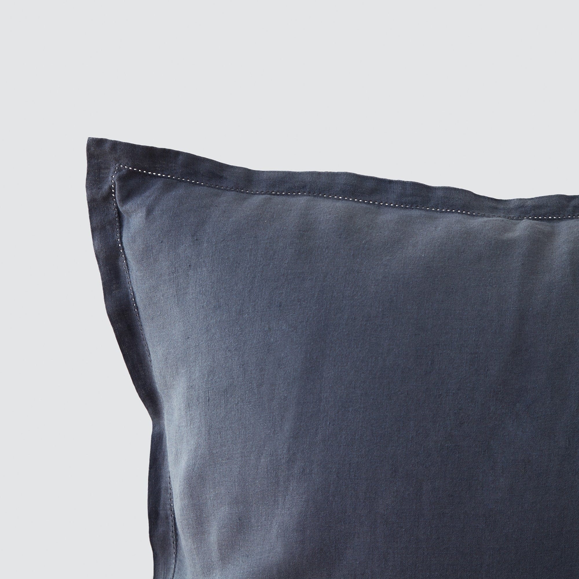 Stonewashed Linen Sham Set in Blue - Image 23