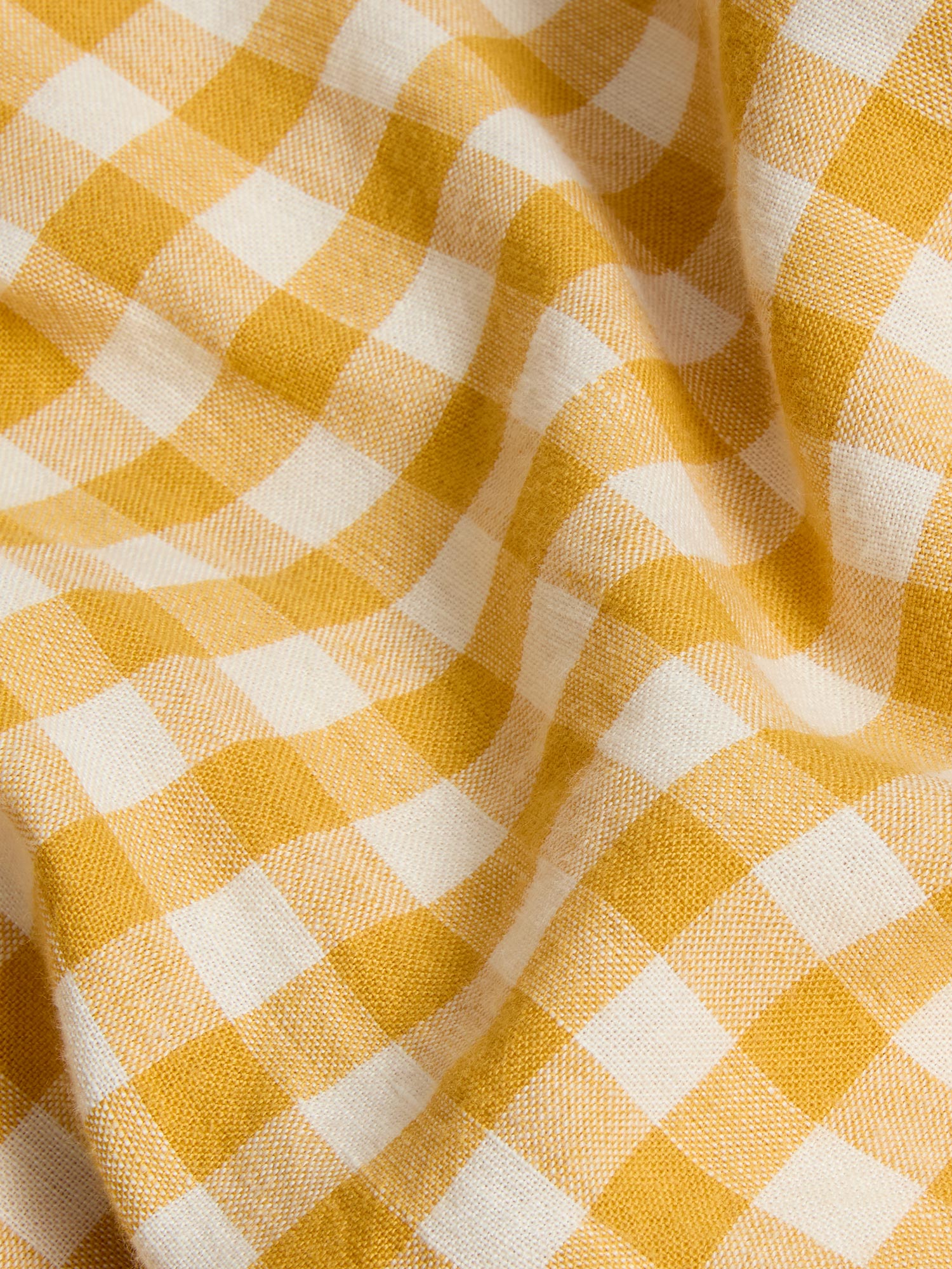 Gingham Linen Blend Duvet Cover Style 3 - Image 4