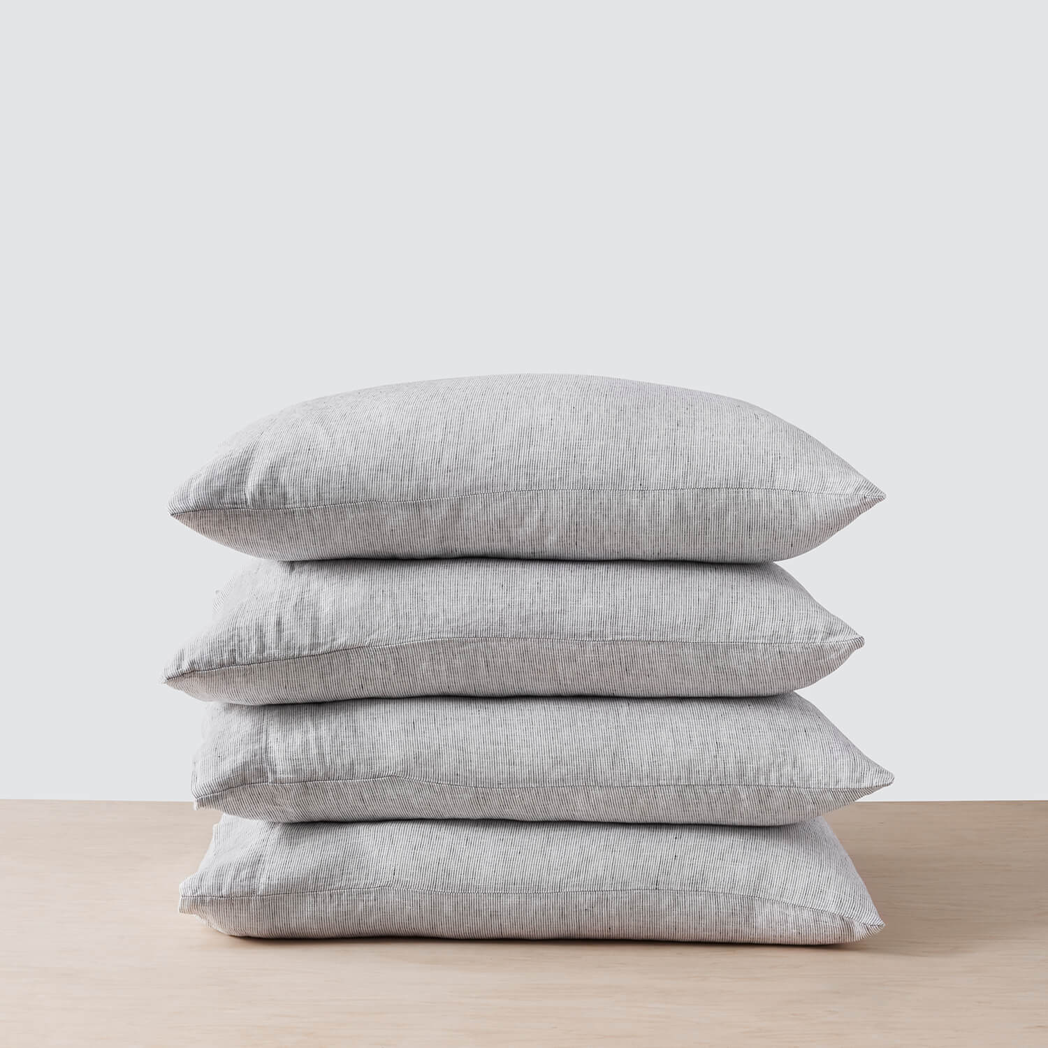 Stonewashed Linen Bedding Bundle in Green - Image 38