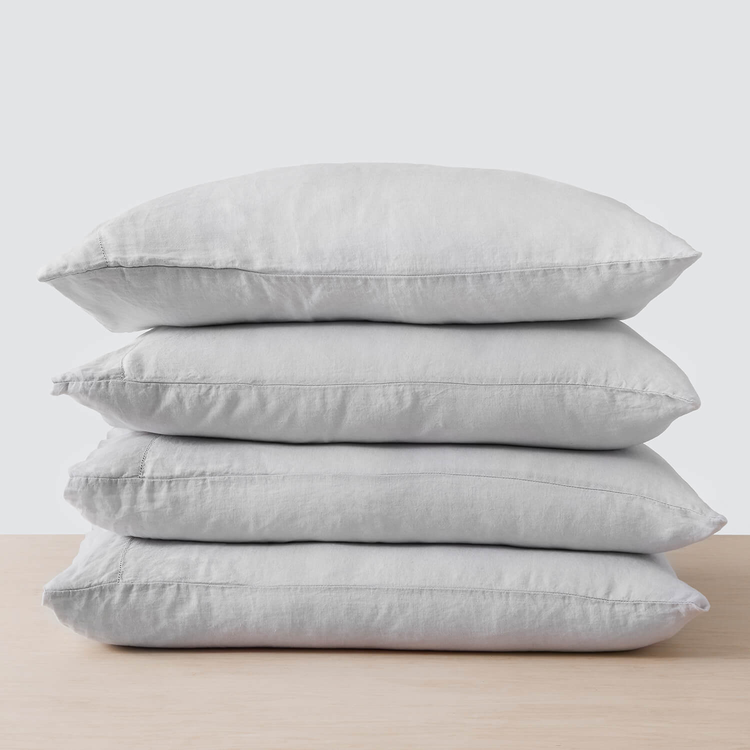 Stonewashed Linen Bedding Bundle in Green - Image 29