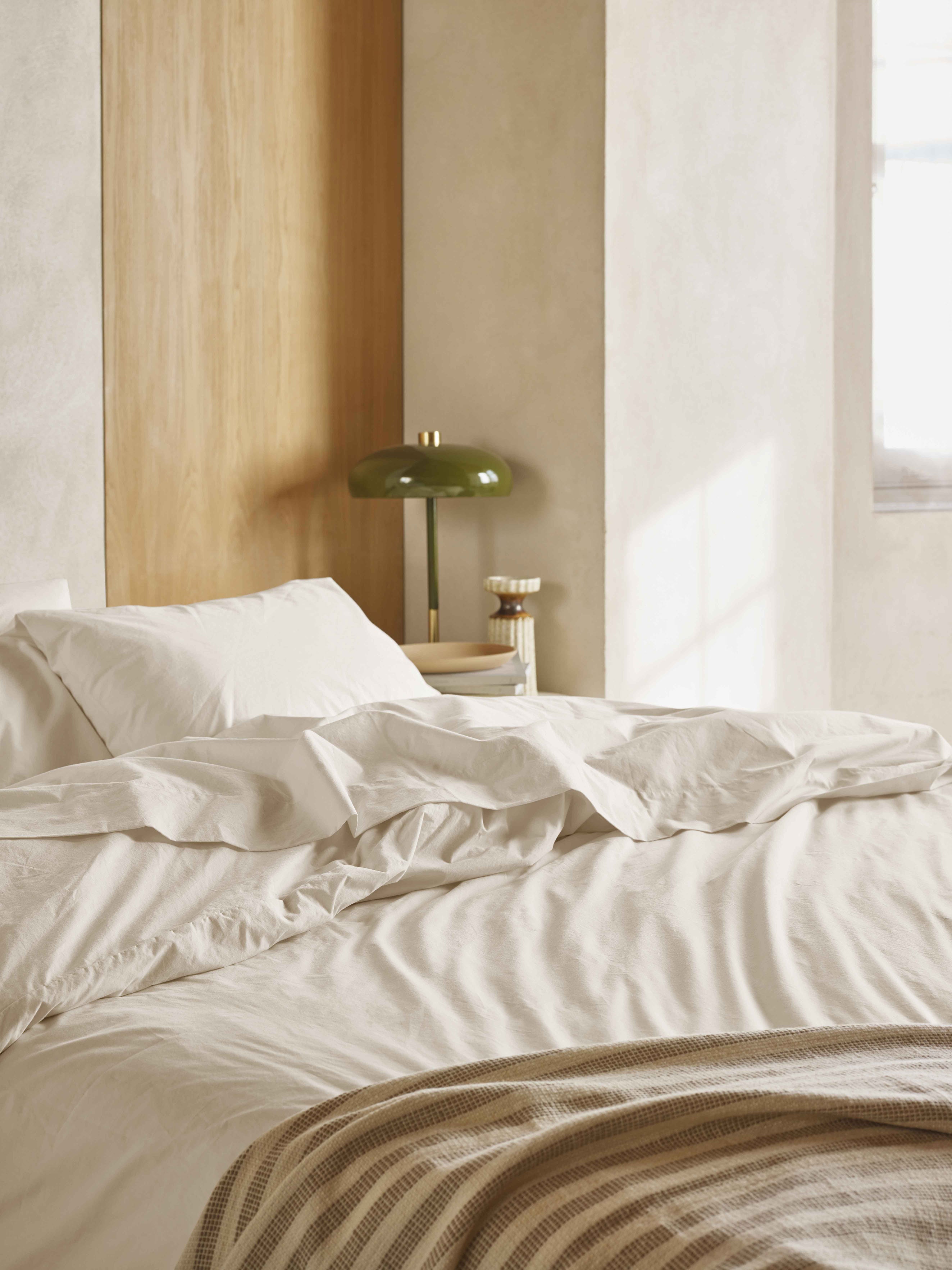 Cream Cotton Duvet Cover Collection - Image 2