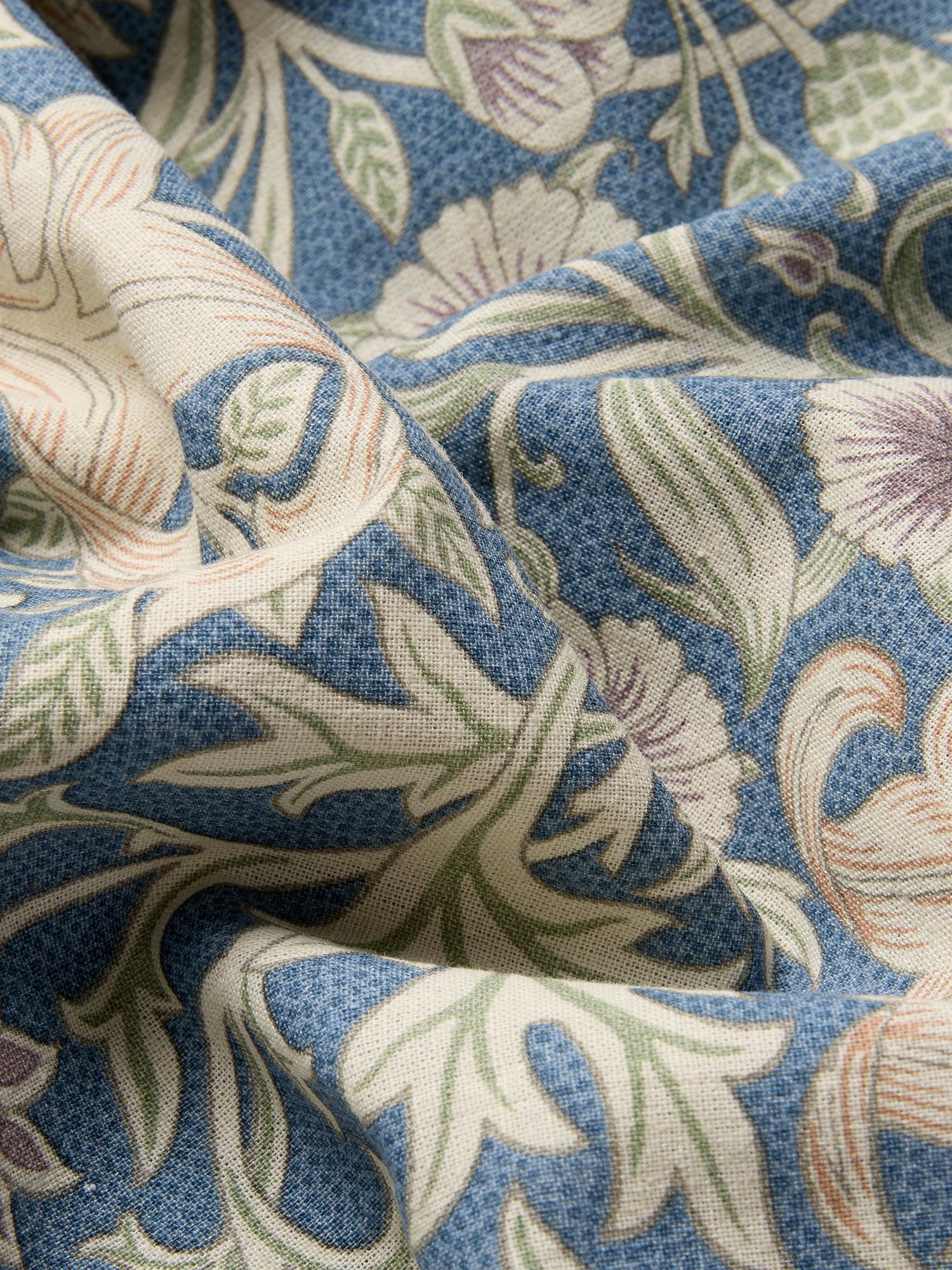 Blue Linen Blend Duvet Cover - Image 3