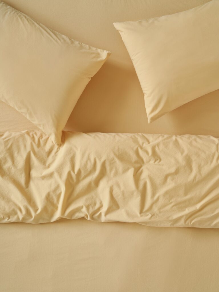 Butter Yellow Cotton Duvet Cover Collection