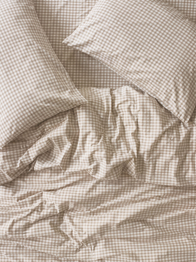 Gingham Cotton Duvet Cover Collection Style 2