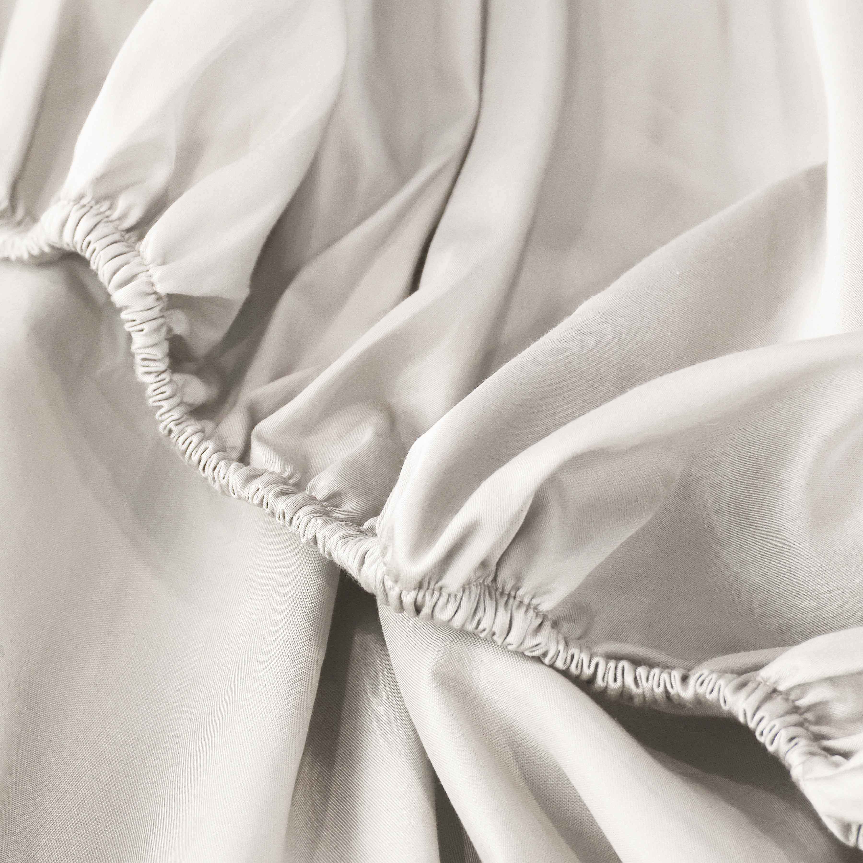 Cotton Sateen Bedding Essential in White