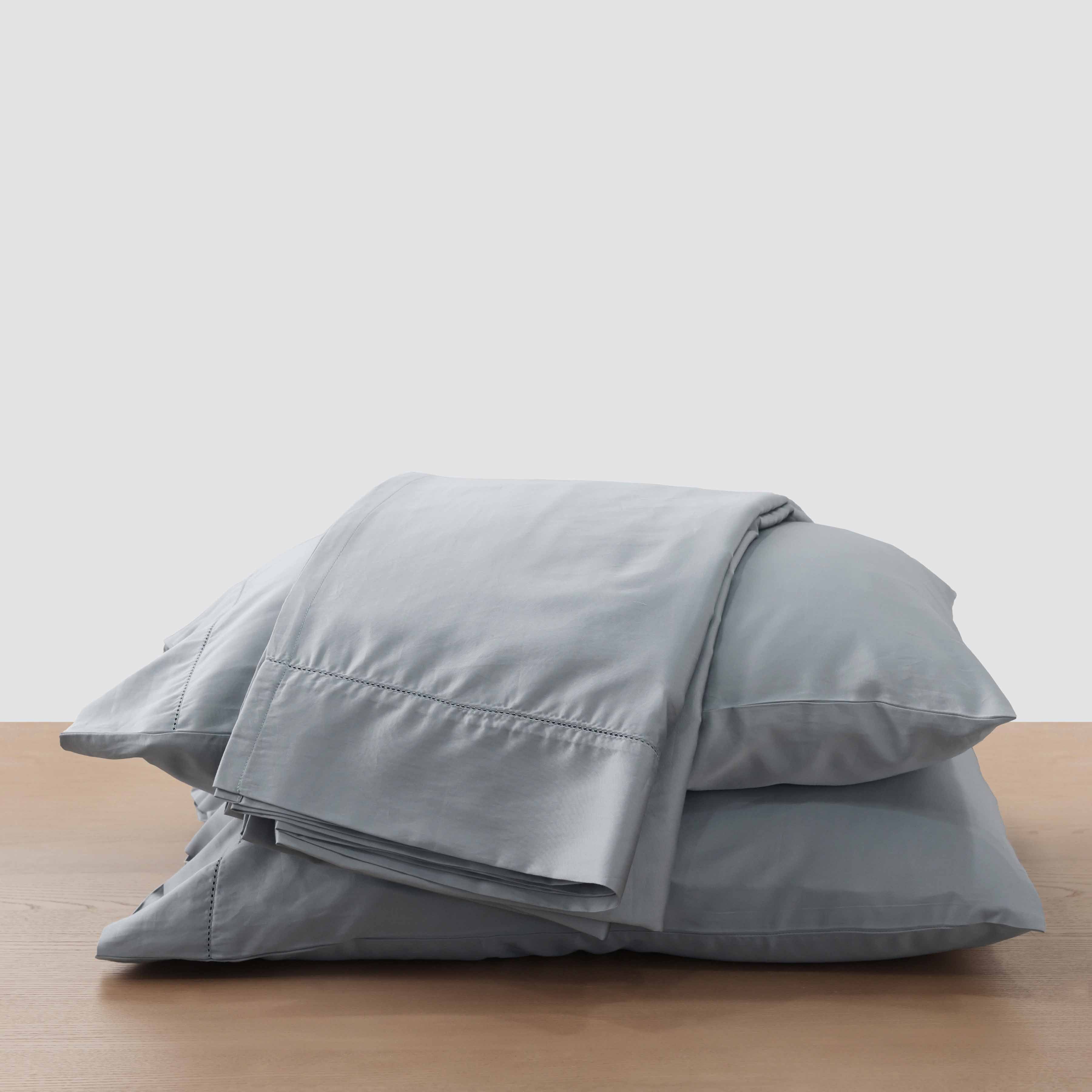 Cotton Sateen Sheet Set in White - Image 4