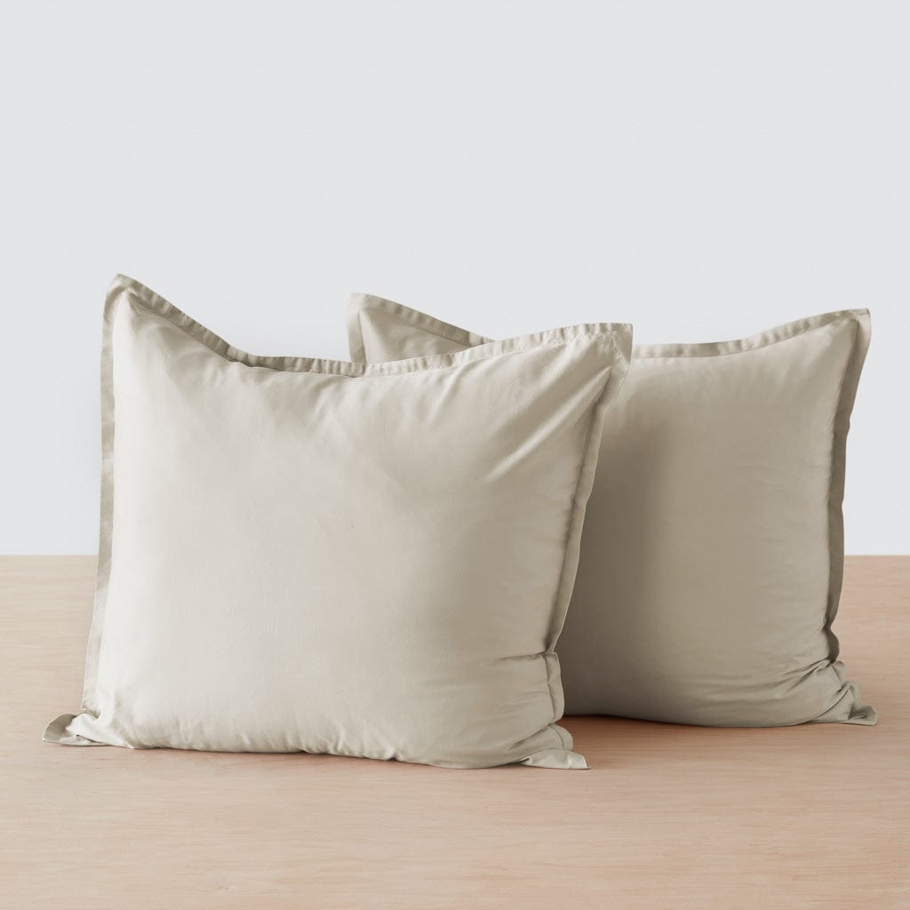 Cotton Euro Sham Set in Sand - Image 15