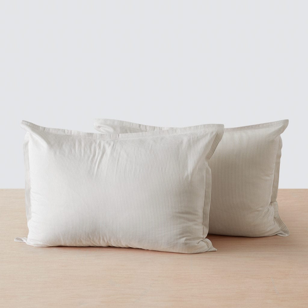 Cotton Sham Set in Sand