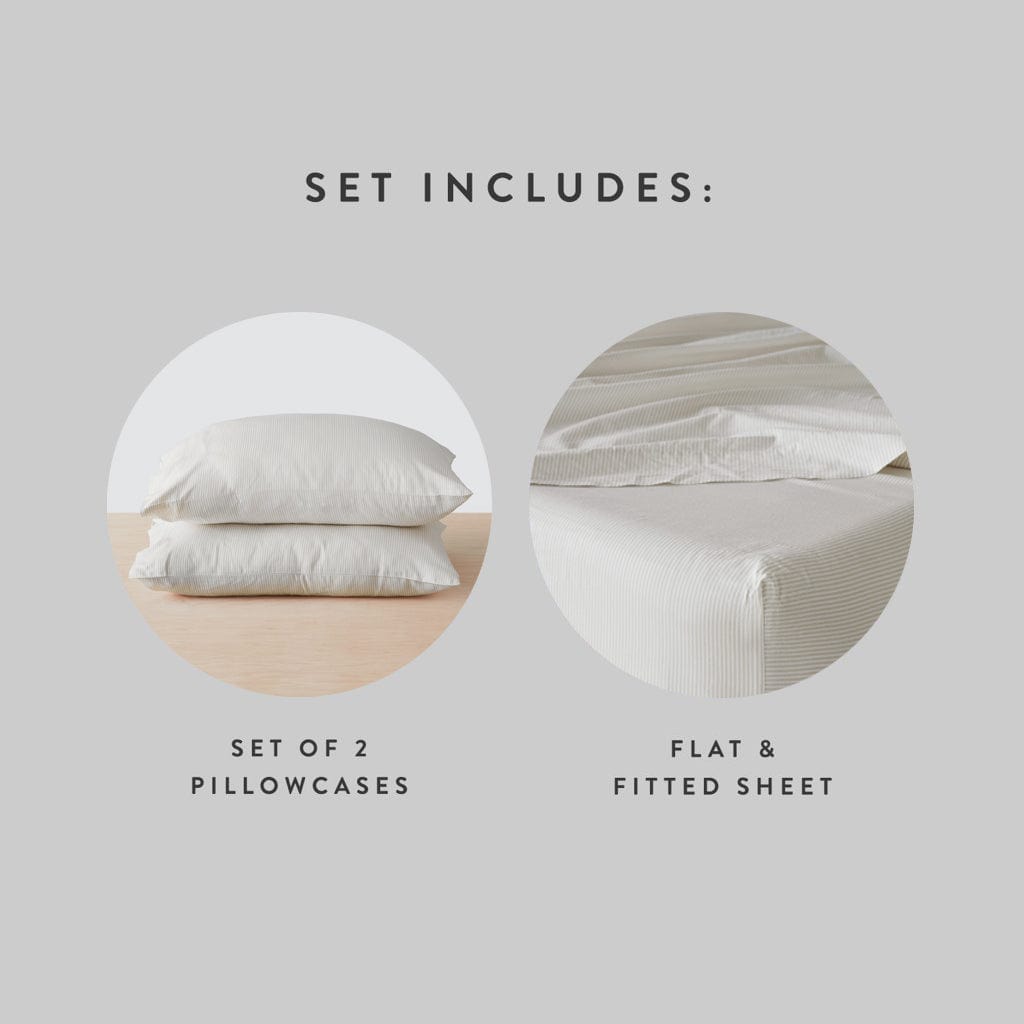 Cotton Sheet Set in Grey - Image 8