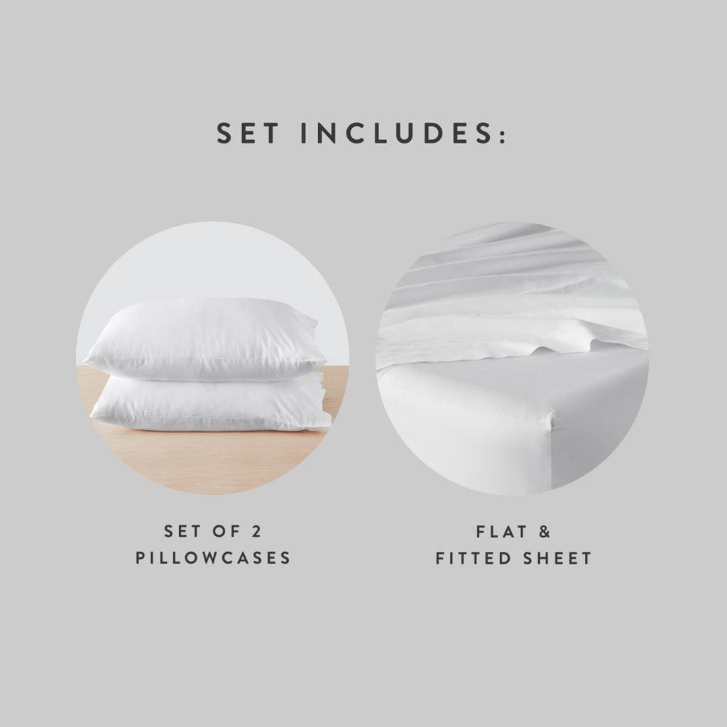 Cotton Sheet Set in Grey - Image 16