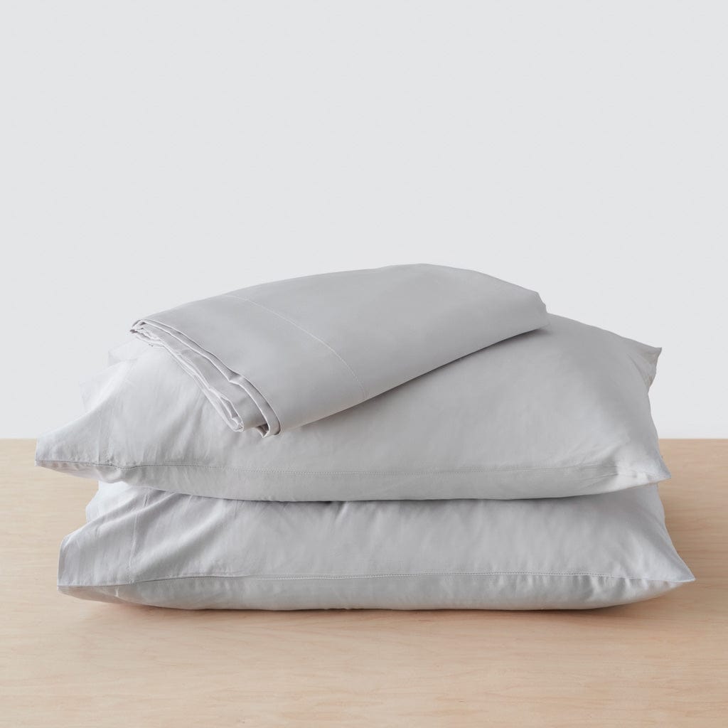 Cotton Sheet Set in Grey - Image 2