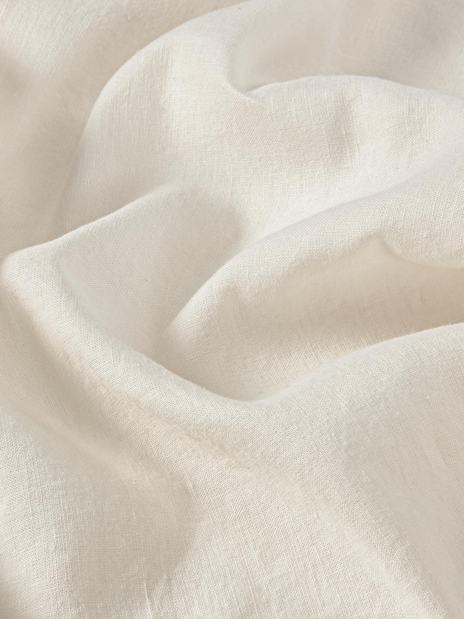 Pearl Linen Blend Duvet Cover - Image 4