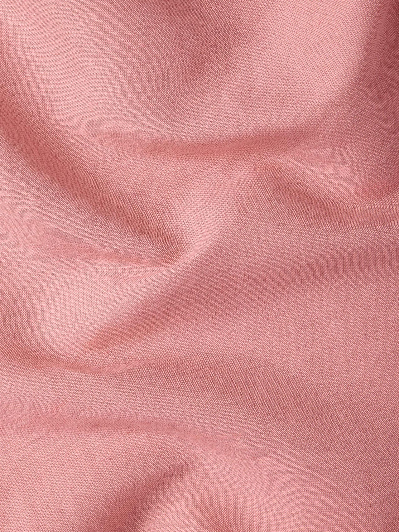 Dusty Pink Plain Linen Blend Flat Sheet - Image 3