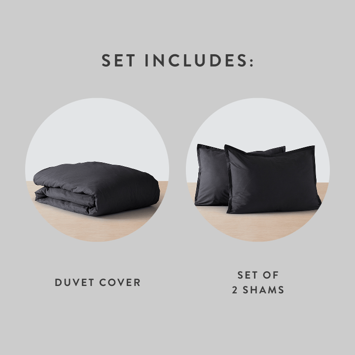 Organic Cotton Percale Duvet Cover in Terracotta - Image 60