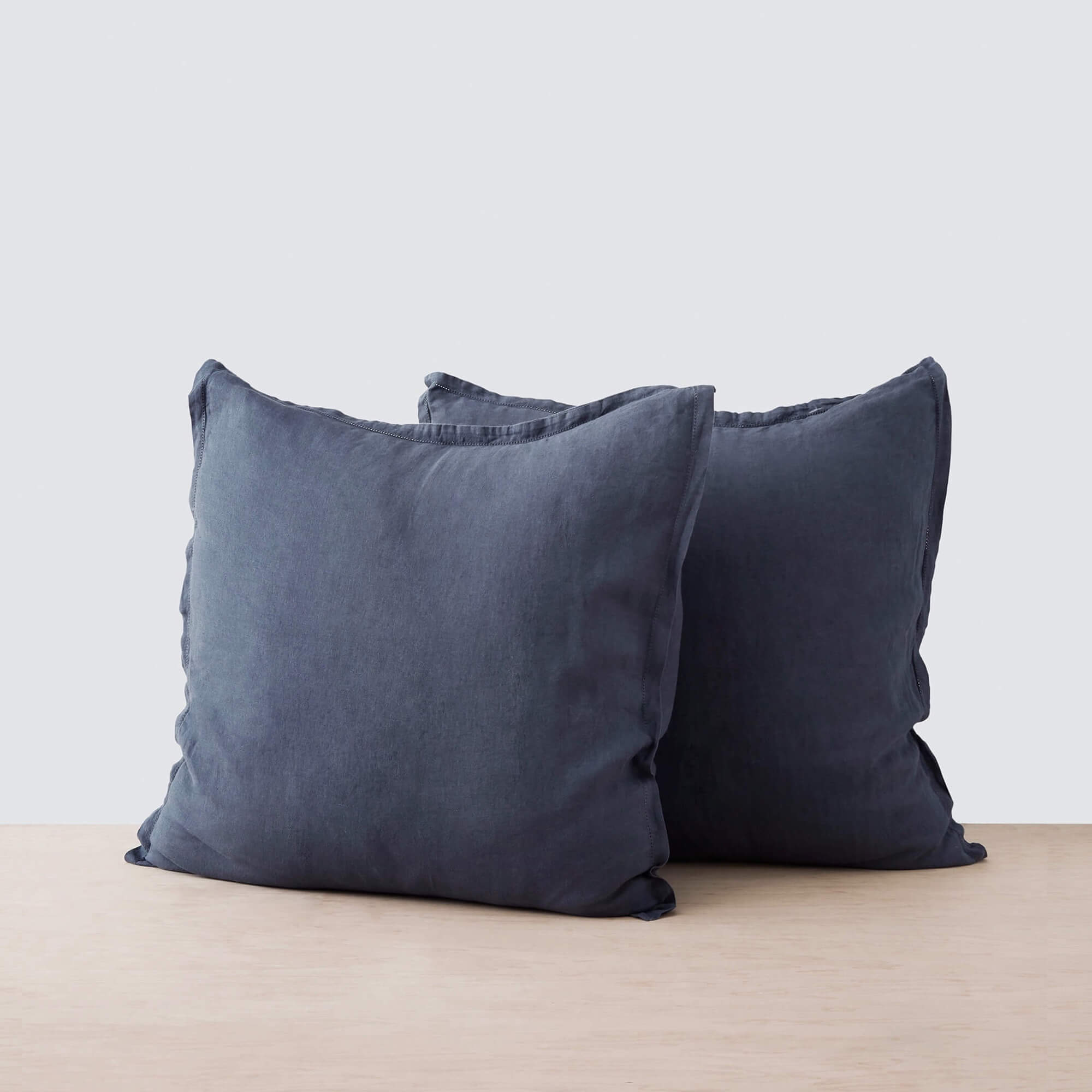 Stonewashed Linen Euro Sham Set in Green - Image 27