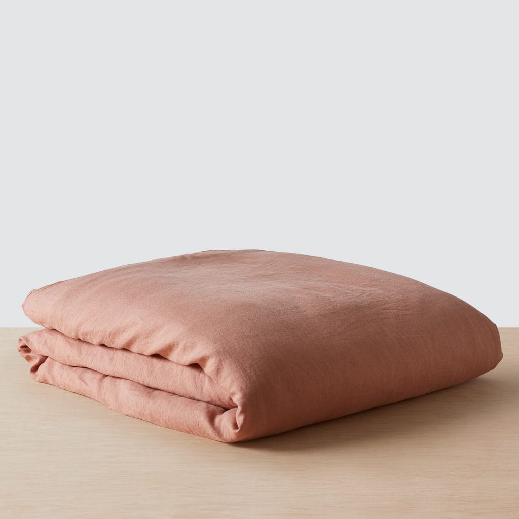 Stonewashed Linen Bedding Bundle in Green - Image 82