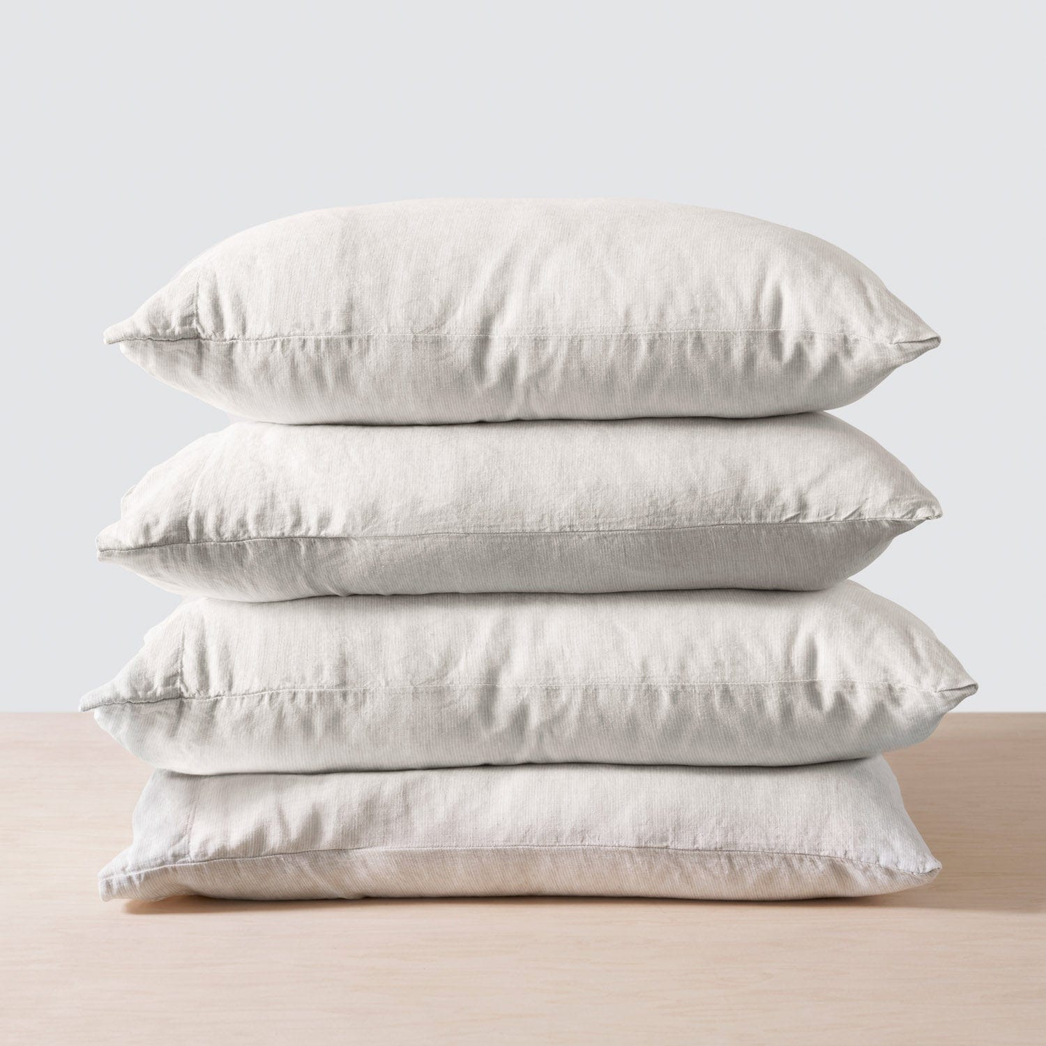 Stonewashed Linen Bedding Bundle in Green - Image 62