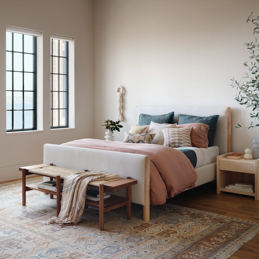 Stonewashed Linen Euro Sham Set in Green - Image 50