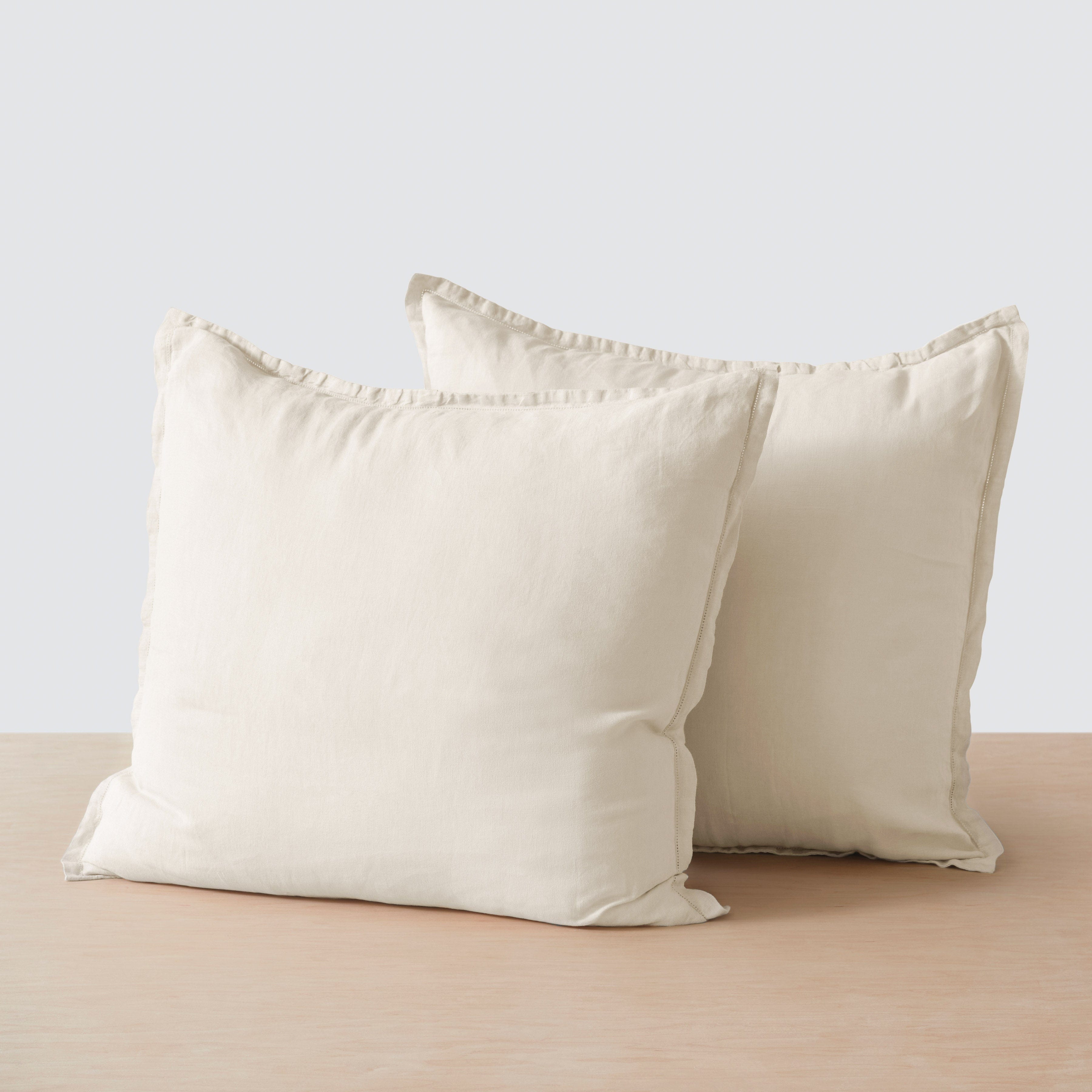 Stonewashed Linen Euro Sham Set in Green - Image 52