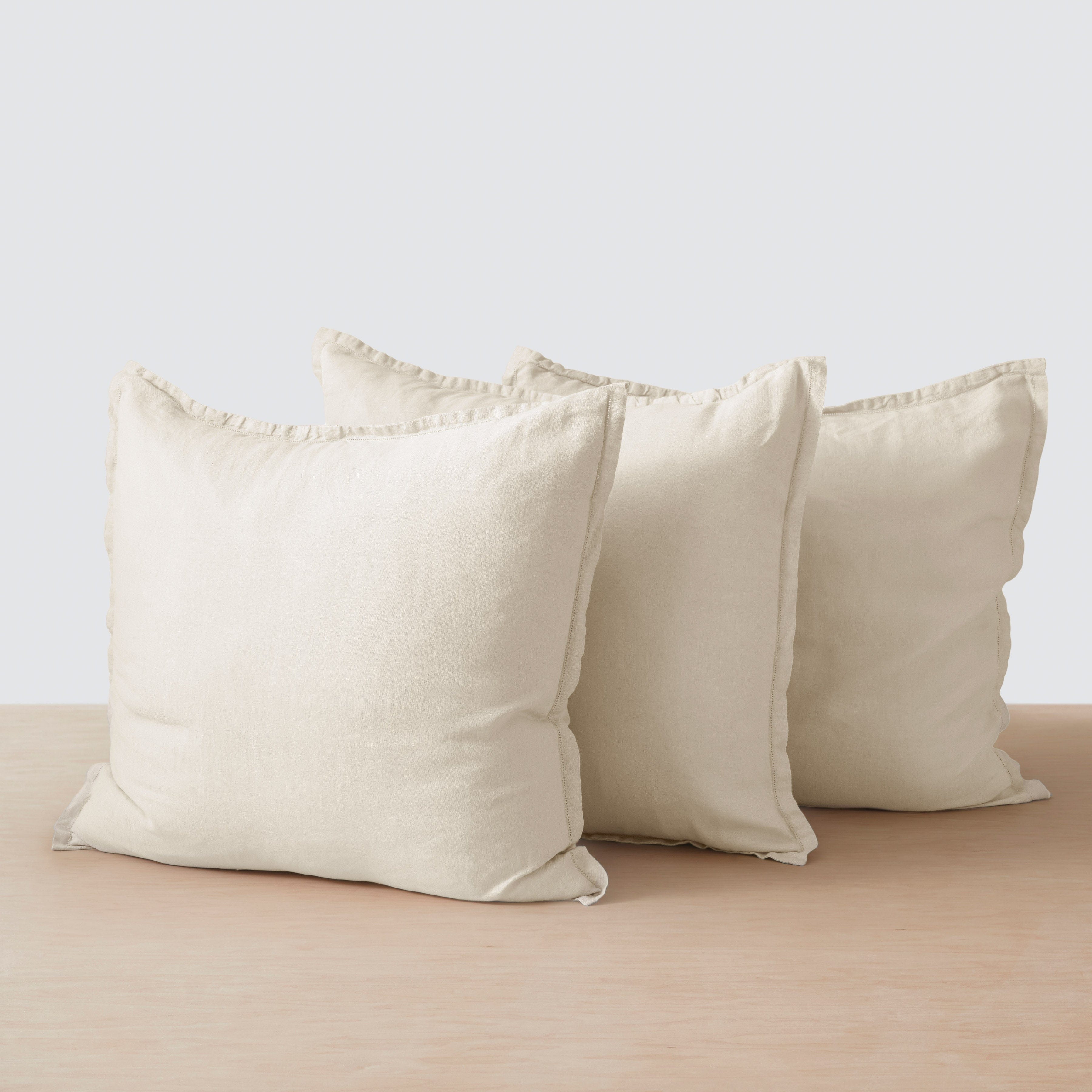Stonewashed Linen Euro Sham Set in Green - Image 53