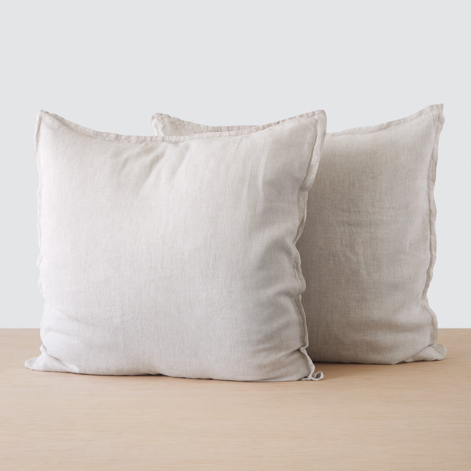 Stonewashed Linen Euro Sham Set in Green - Image 26