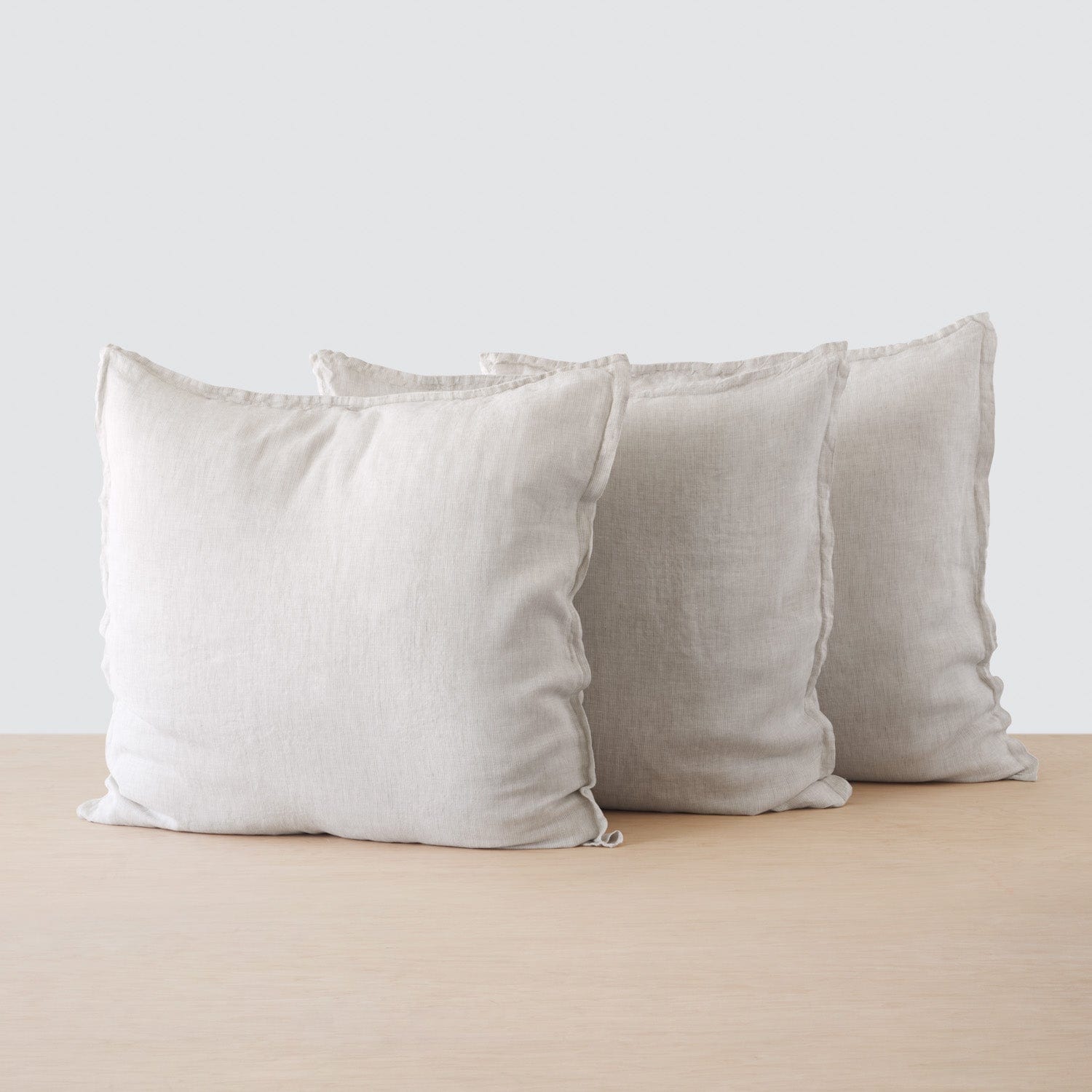 Stonewashed Linen Euro Sham Set in Green - Image 40