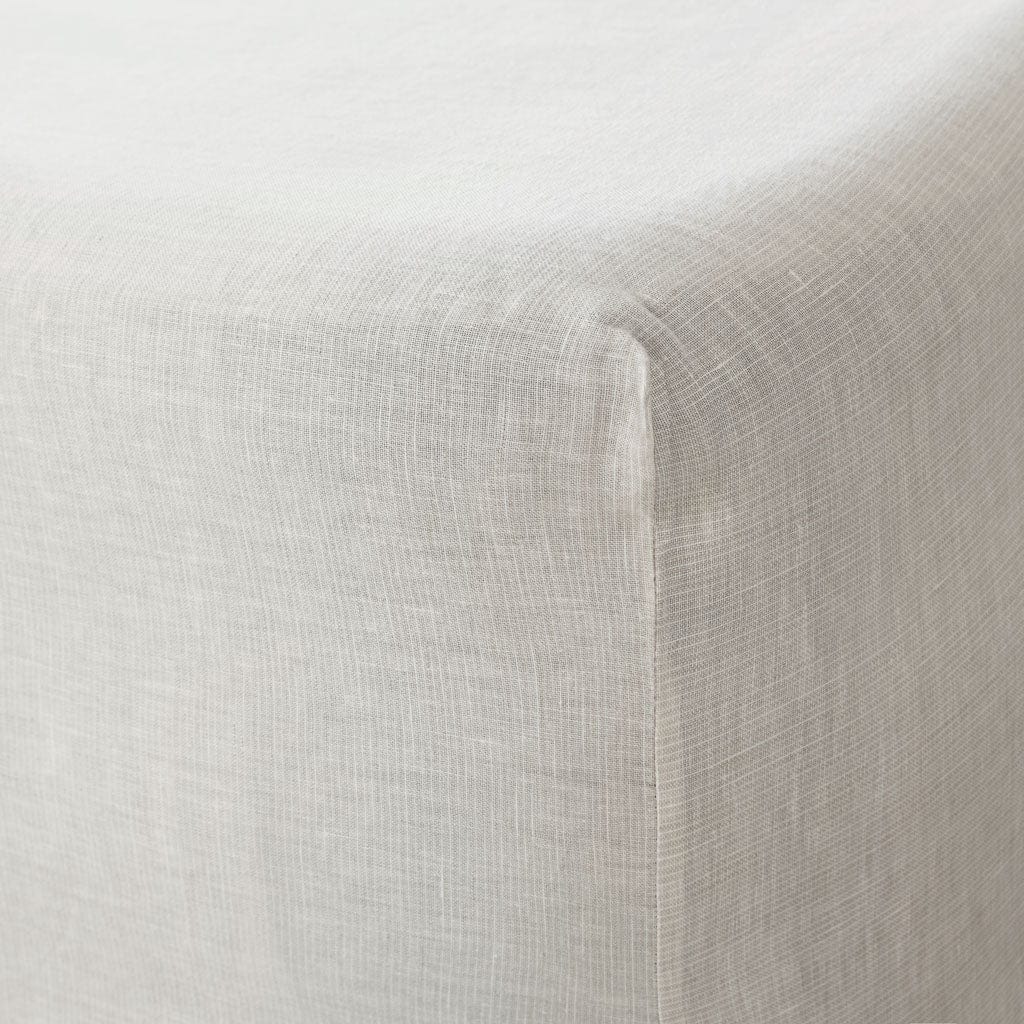 Stonewashed Linen Bedding Essential in White - Image 21