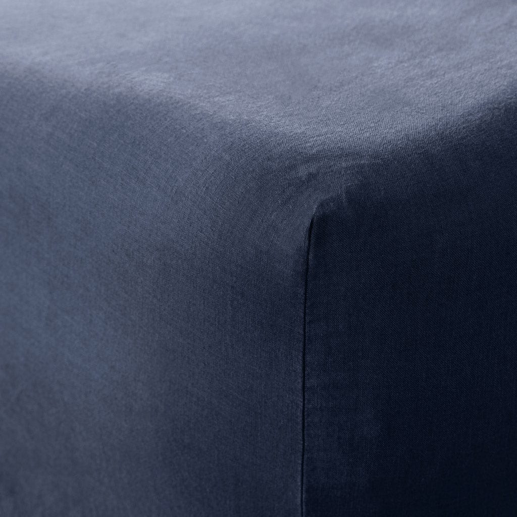 Stonewashed Linen Bedding Essential in White - Image 6
