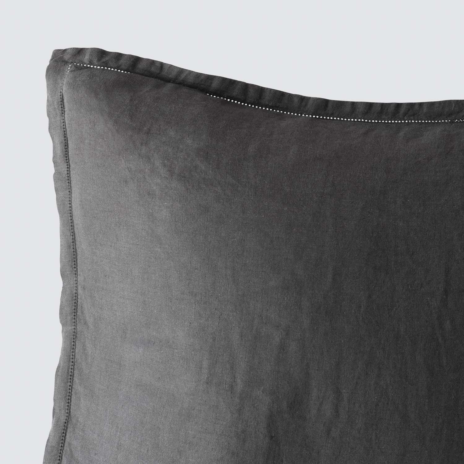 Stonewashed Linen Sham Set in Blue - Image 17
