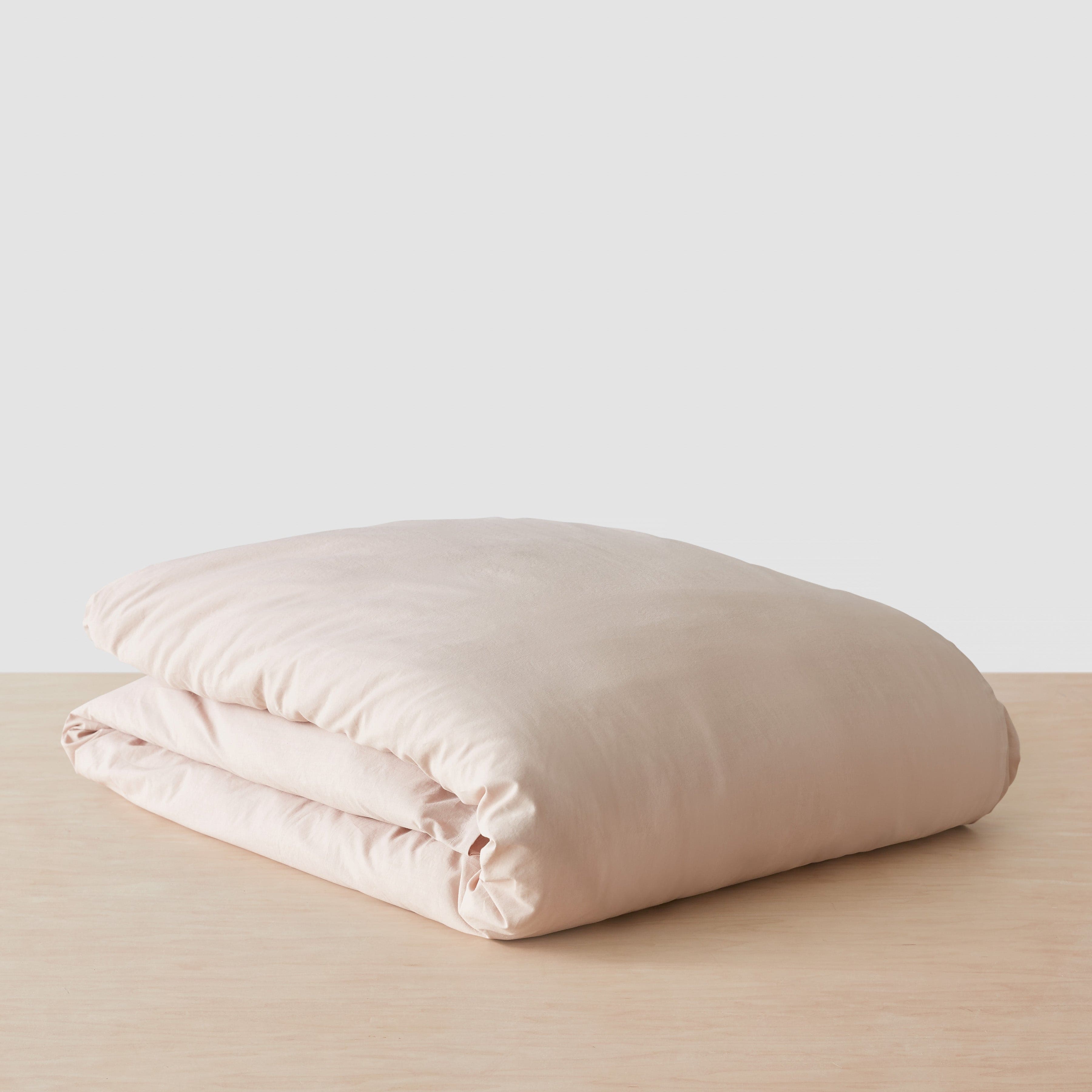 Organic Cotton Percale Duvet Cover in Terracotta - Image 32