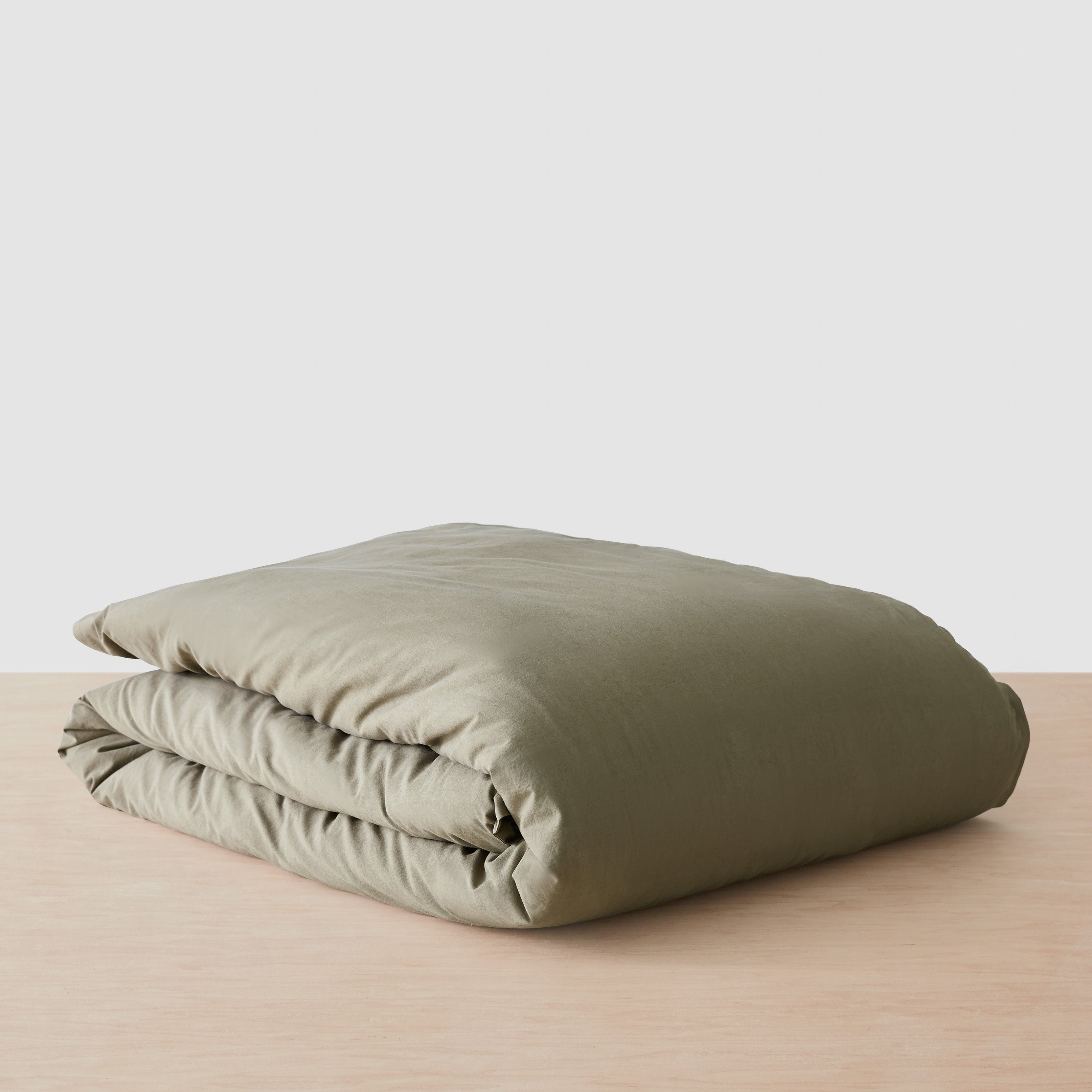 Organic Cotton Percale Duvet Cover in Terracotta - Image 37