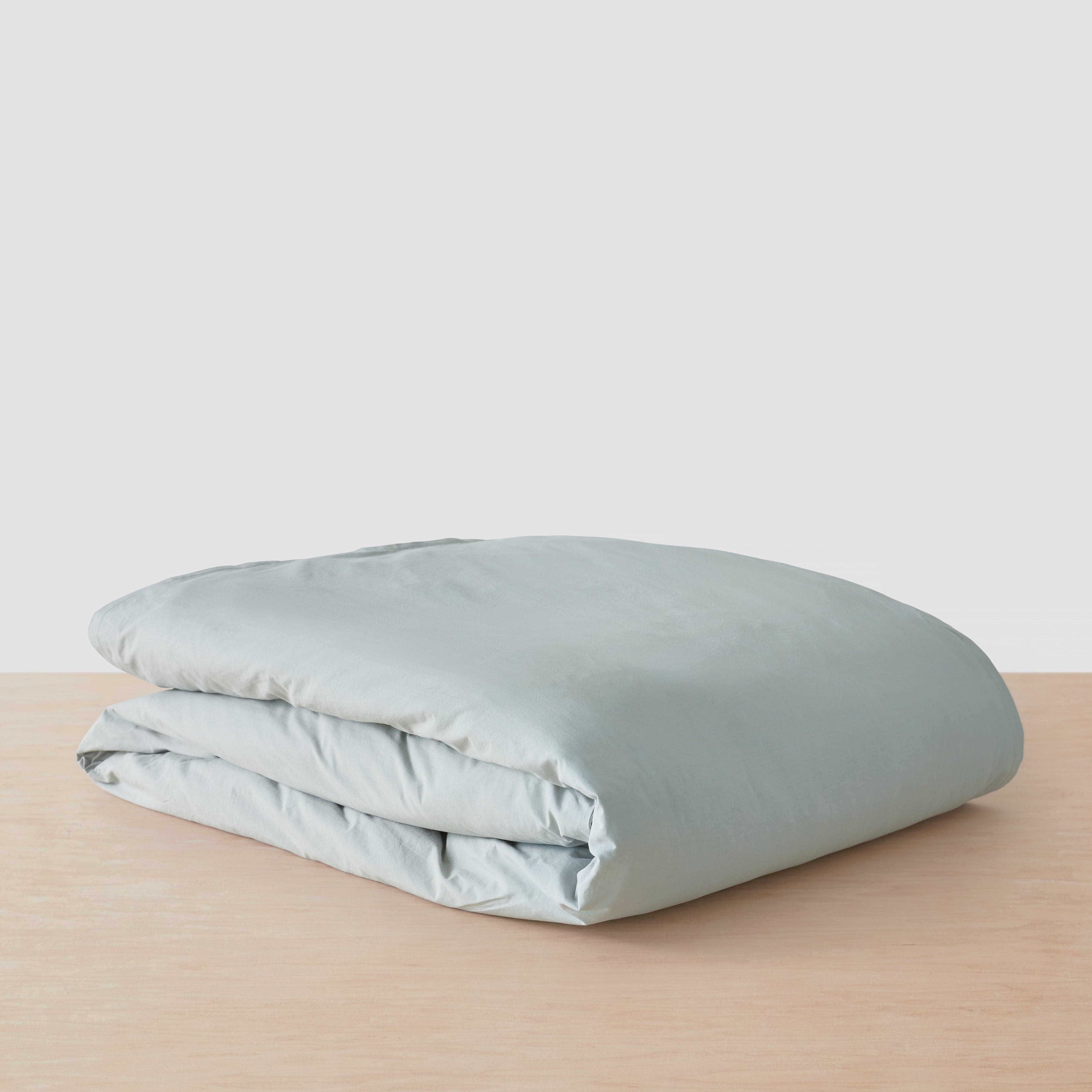 Organic Cotton Percale Duvet Cover in Terracotta - Image 19