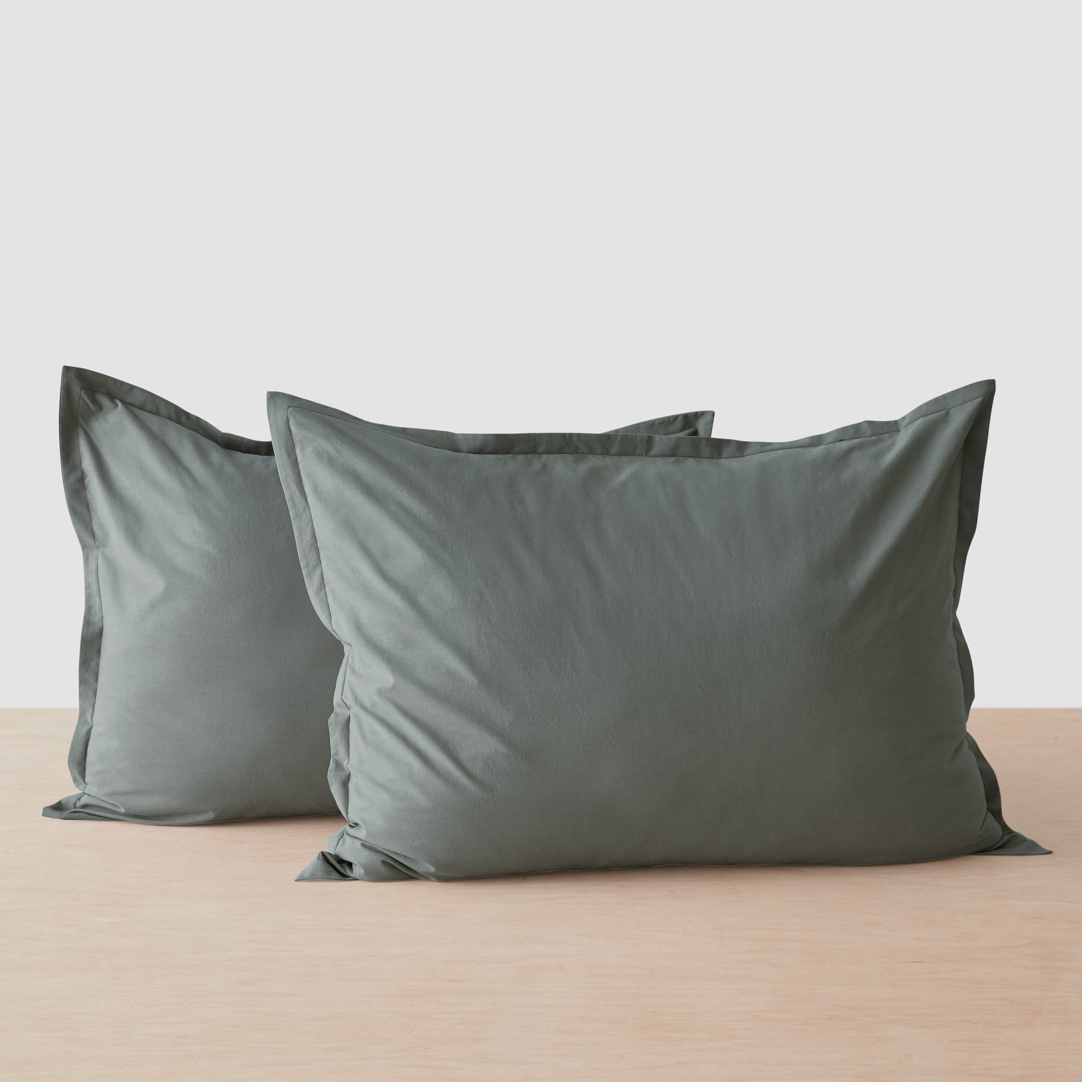 Organic Cotton Percale Duvet Cover in Terracotta - Image 15