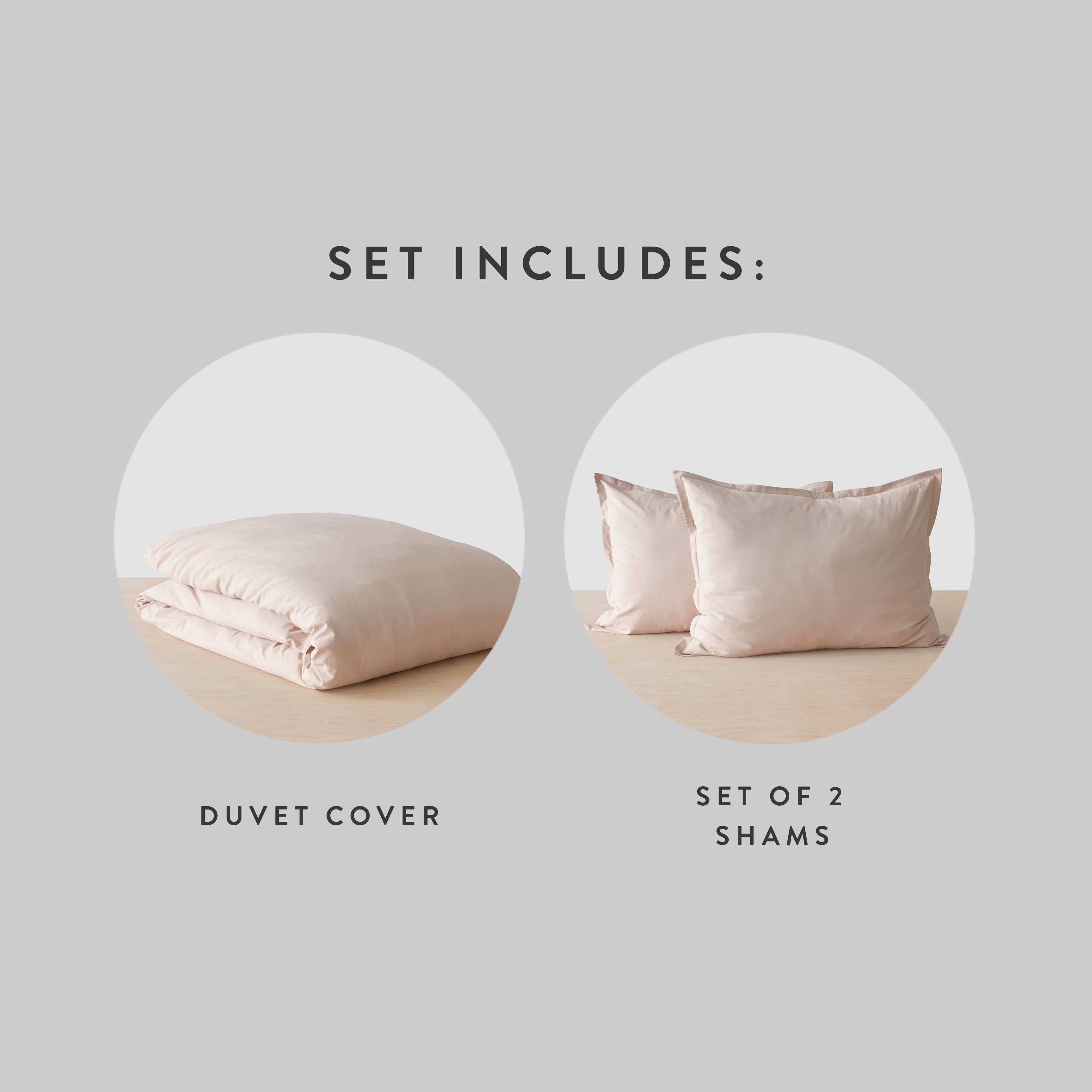 Organic Cotton Percale Duvet Cover in Terracotta - Image 41