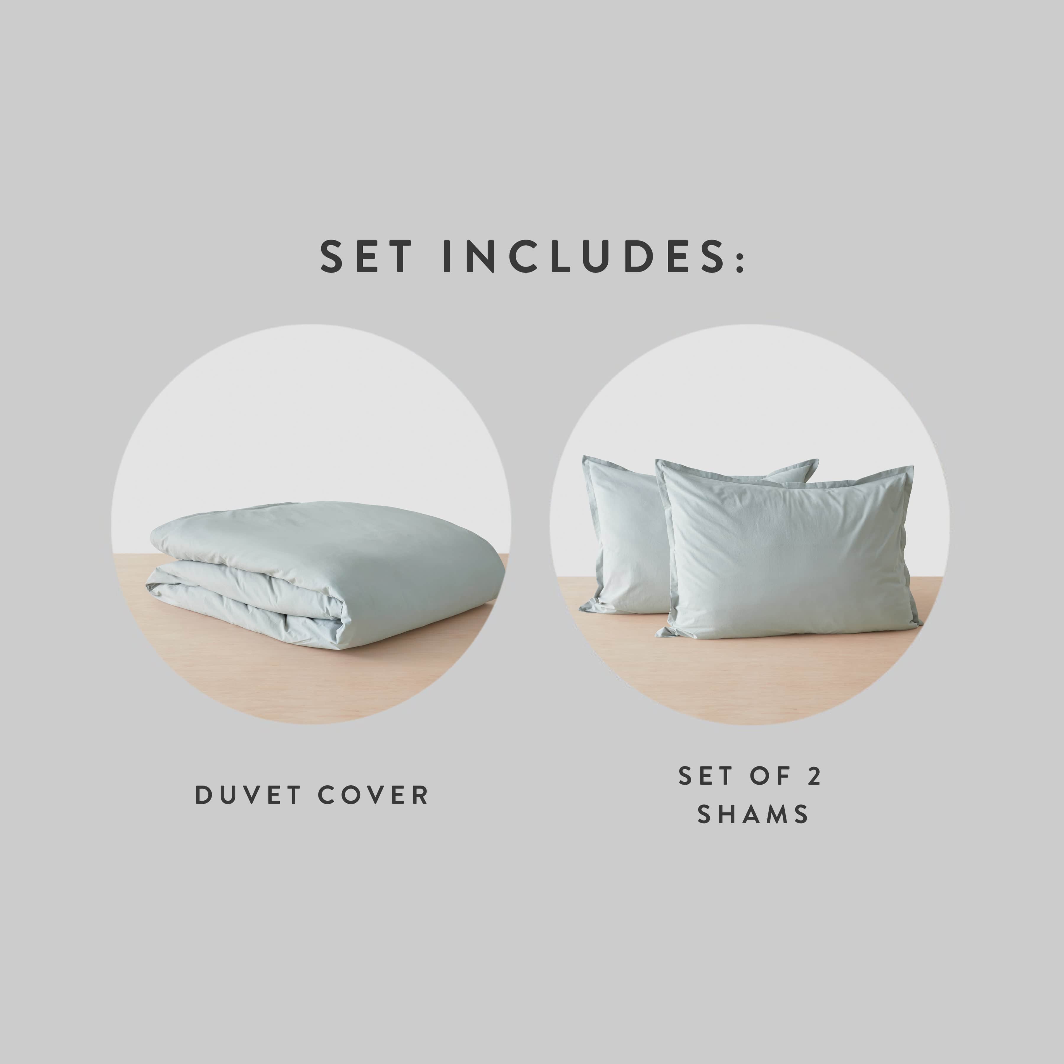 Organic Cotton Percale Duvet Cover in Terracotta - Image 44