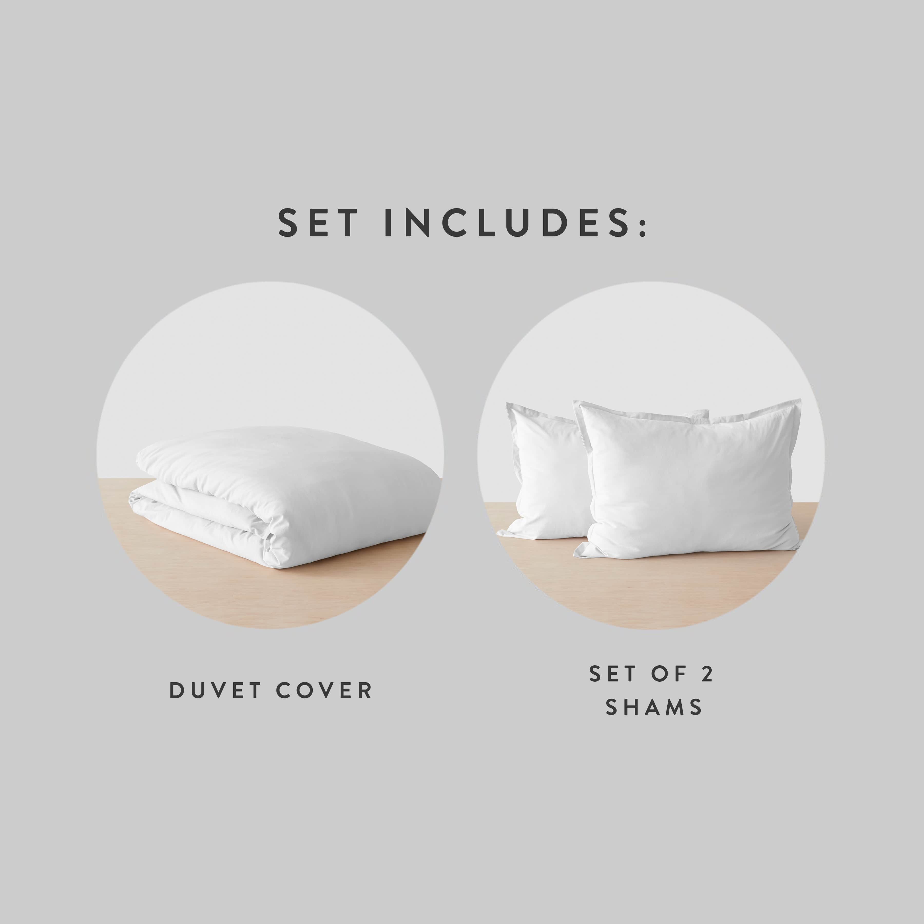 Organic Cotton Percale Duvet Cover in Terracotta - Image 40