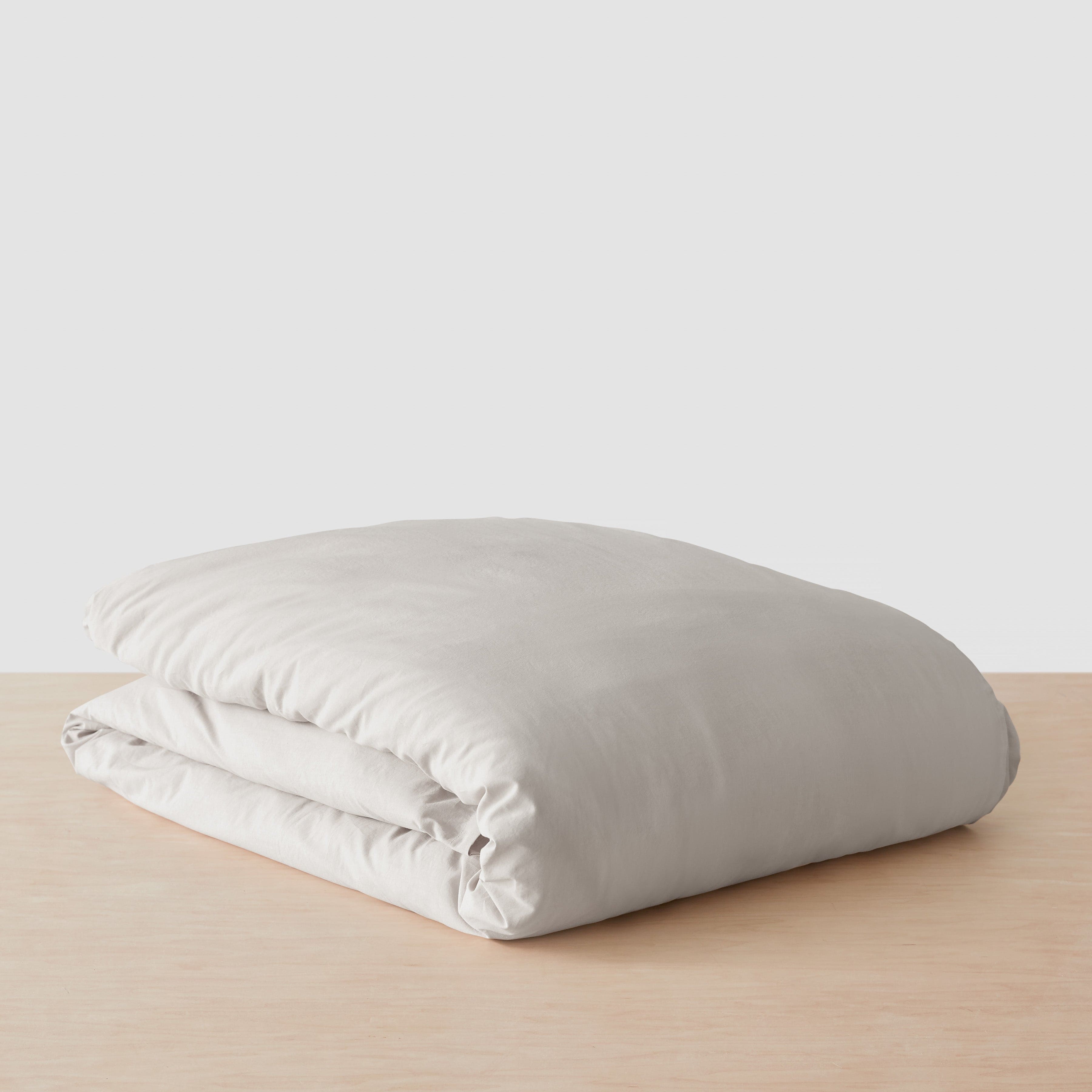 Organic Cotton Percale Duvet Cover in Terracotta - Image 23