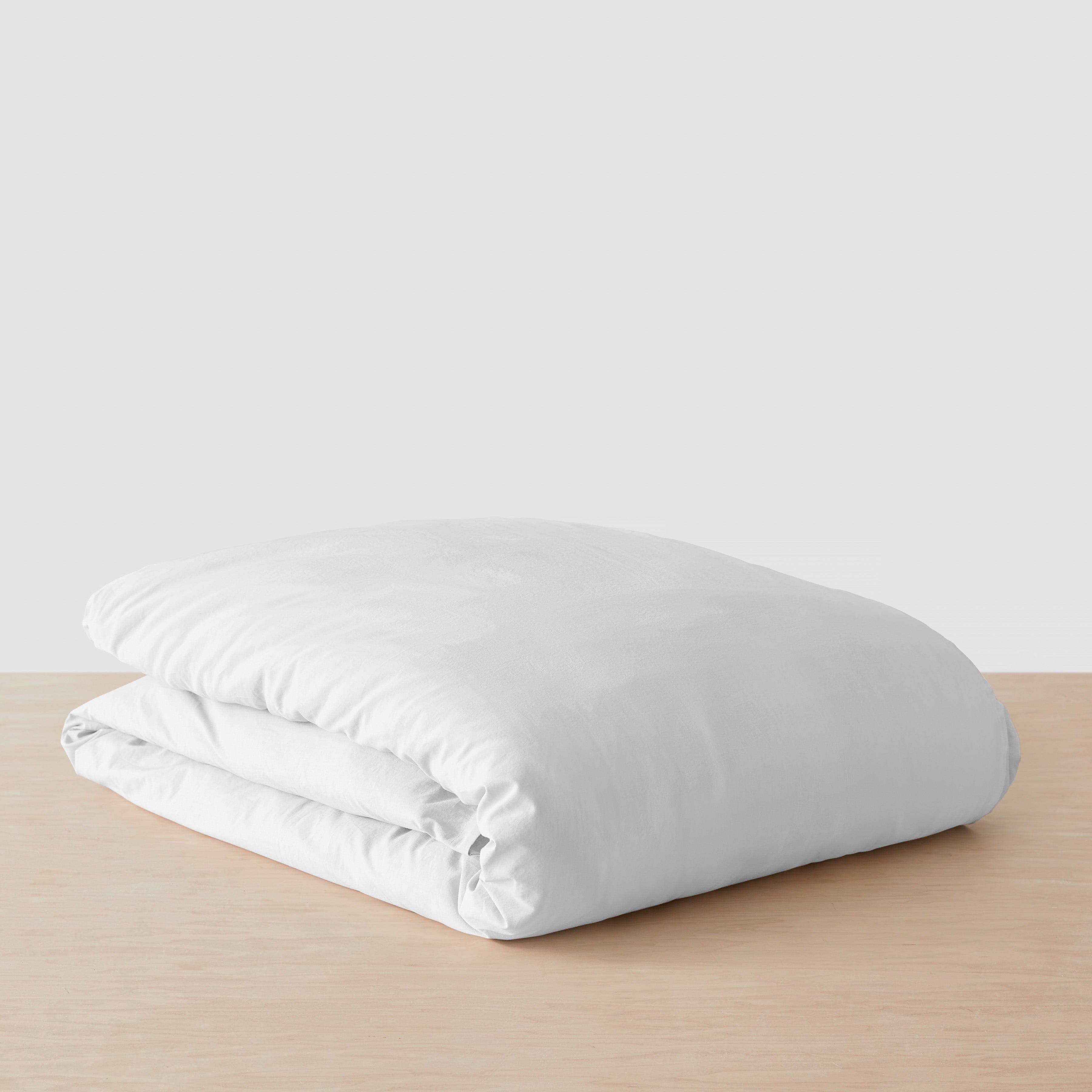 Organic Cotton Percale Duvet Cover in Terracotta - Image 27