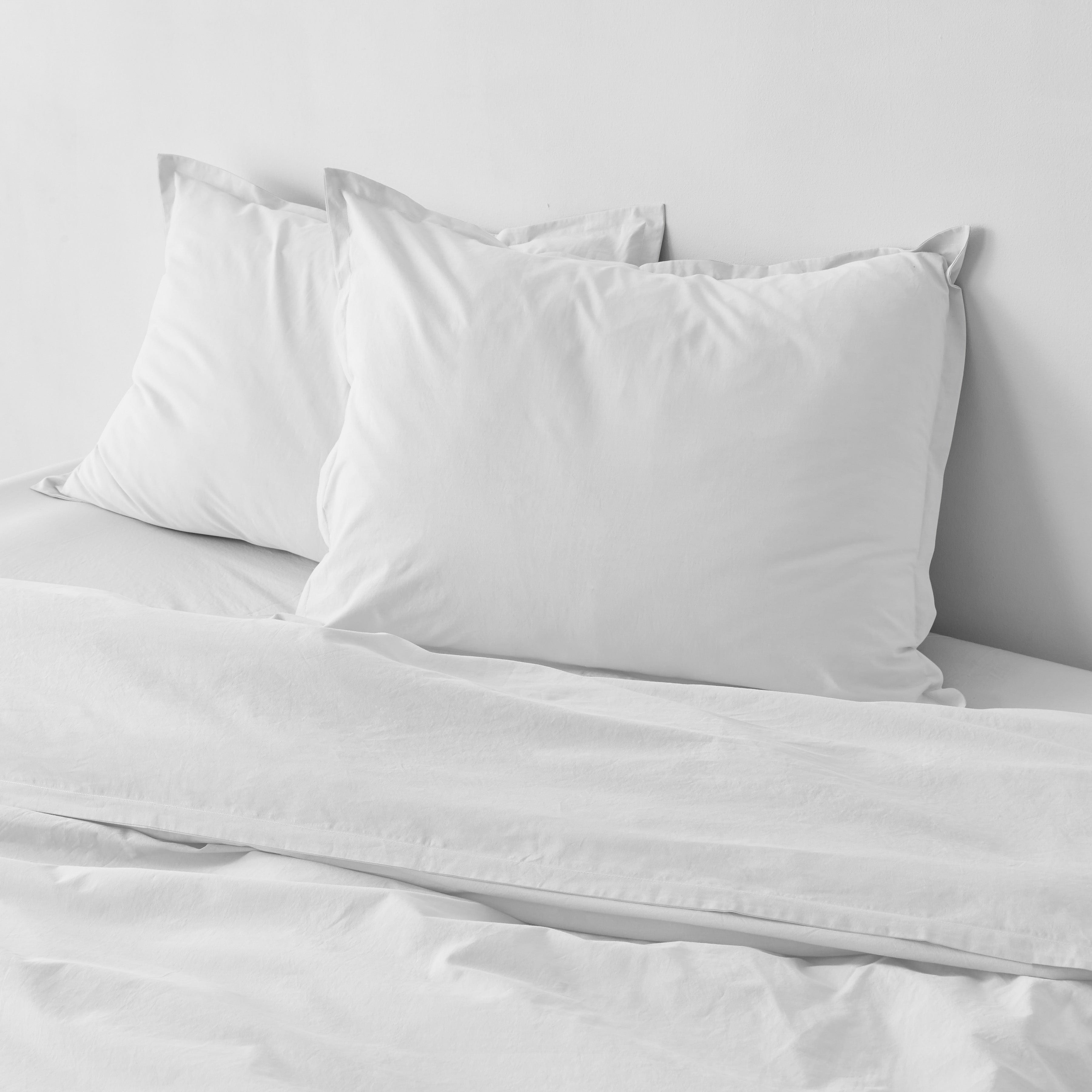 Organic Cotton Percale Duvet Cover in Terracotta - Image 28